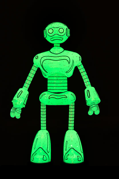 Teenage Mutant Ninja Turtles (Mirage Comics) – Glow-in-the-Dark Transmat Fugitoid 7” Scale Action Figure - NECA