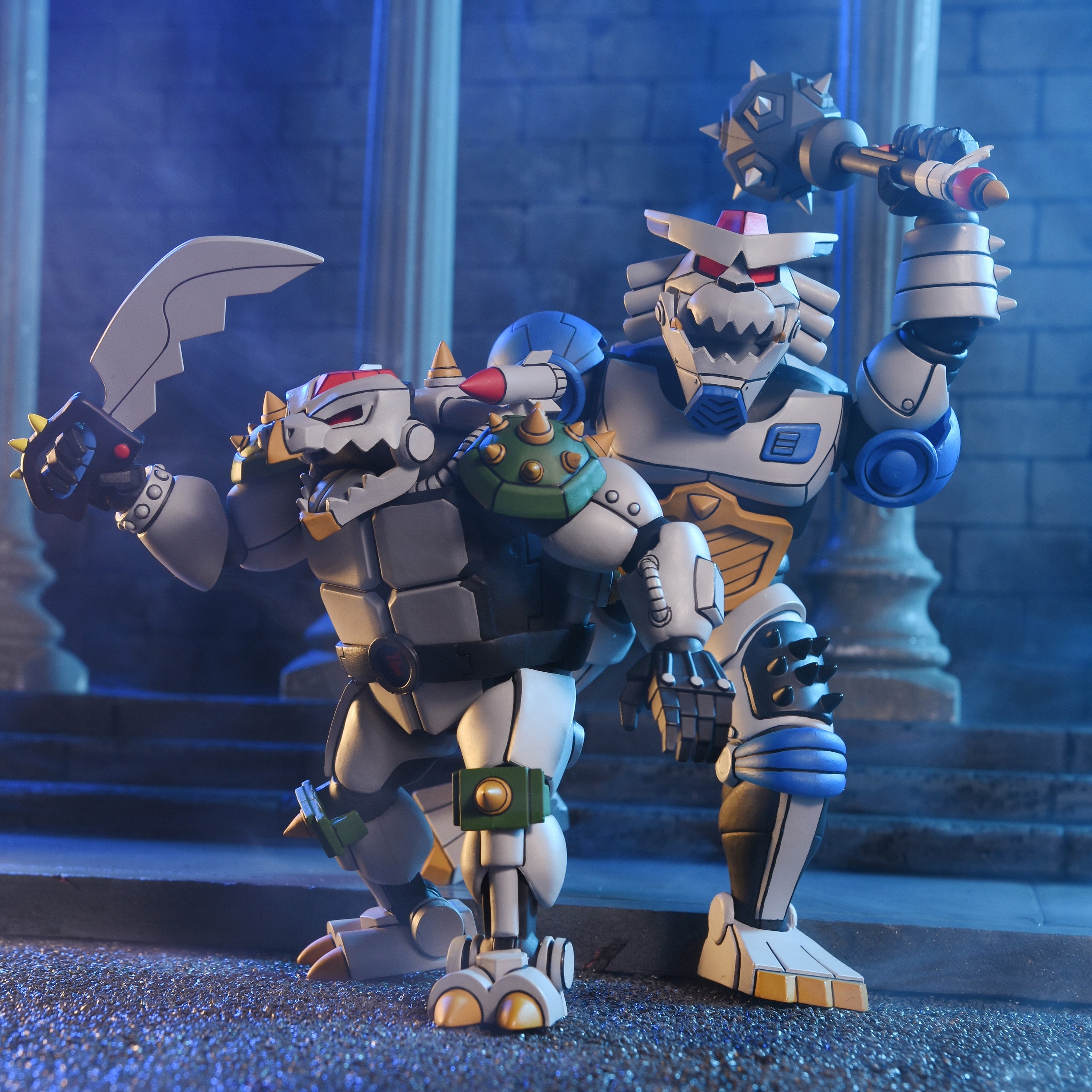 Teenage Mutant Ninja Turtles (1987 Cartoon) - Robo Tokka &amp; Rahzar 7" Scale Action Figure 2-Pack on the NECA Store