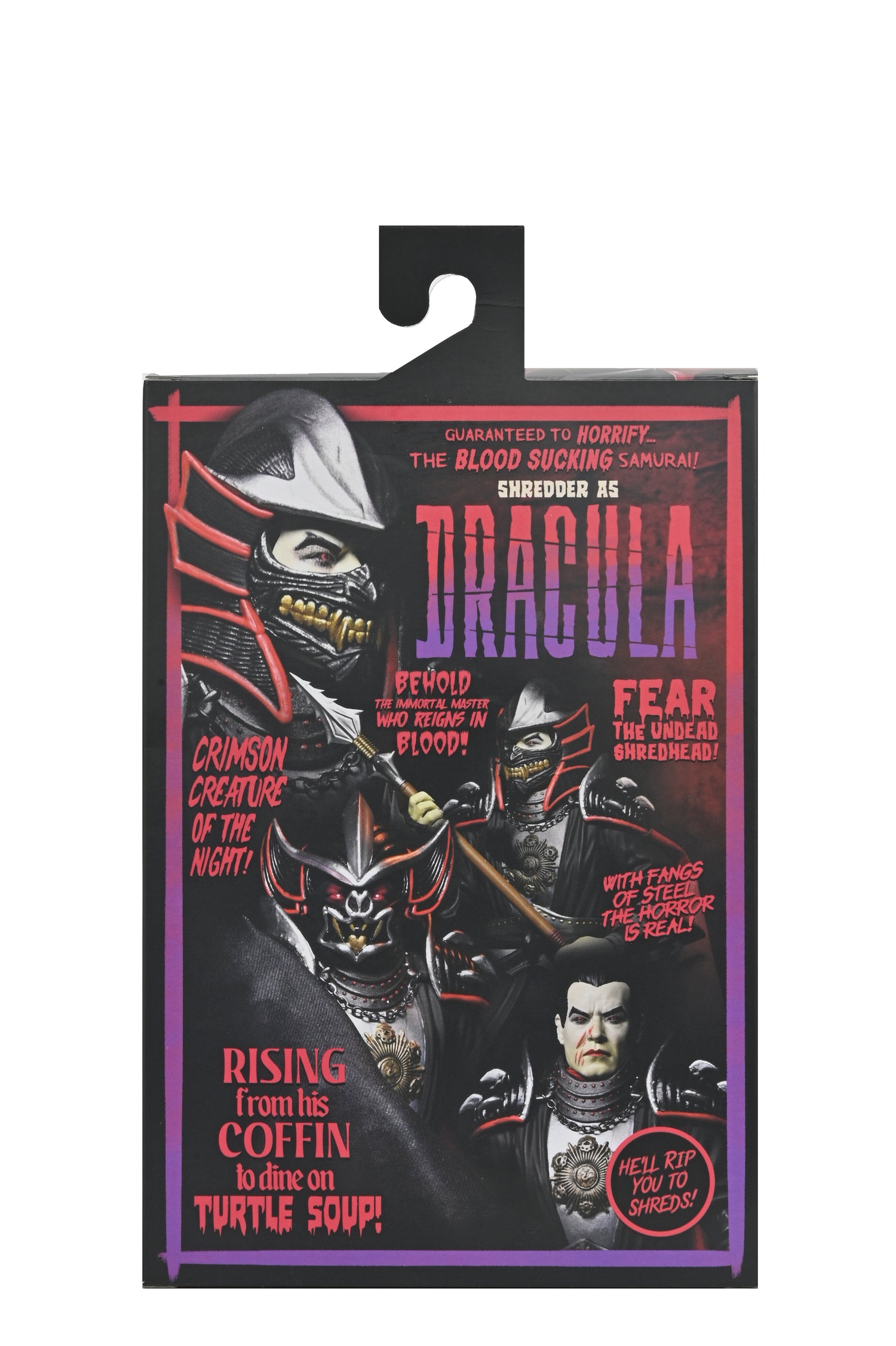 Universal Monsters x Teenage Mutant Ninja Turtles - Shredder as Dracula 7” Scale Action Figure (Classic Colors) - NECA