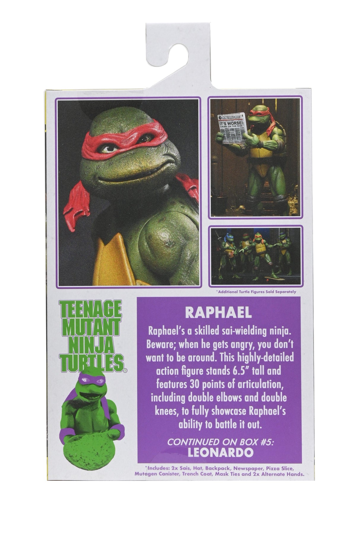 Teenage Mutant Ninja Turtles (1990 Movie) - Ultimate Raphael 7” Scale Action Figure