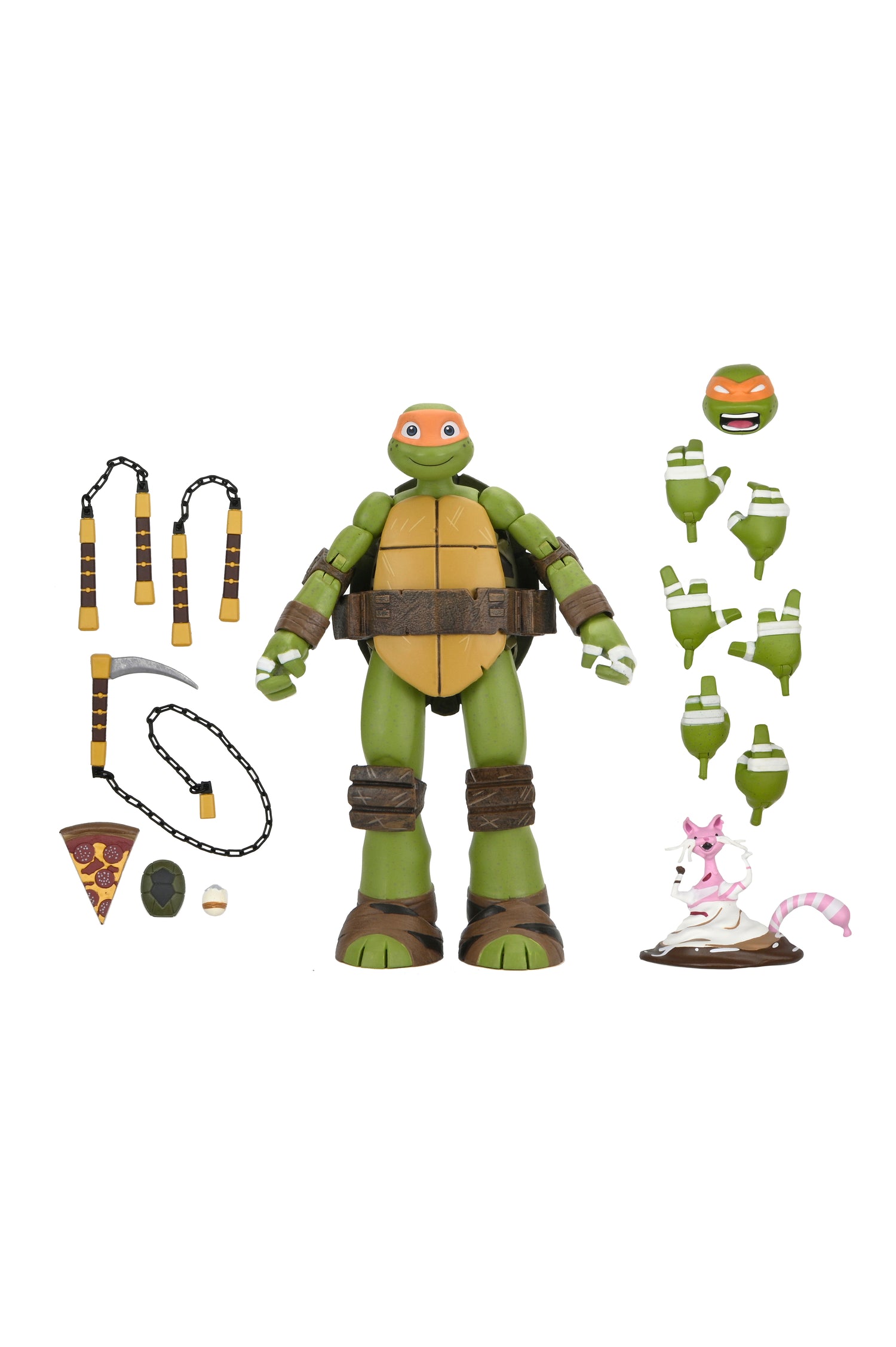 Teenage Mutant Ninja Turtles (2012 Cartoon) - Ultimate Michelangelo 7&quot; Scale Action Figure - NECA