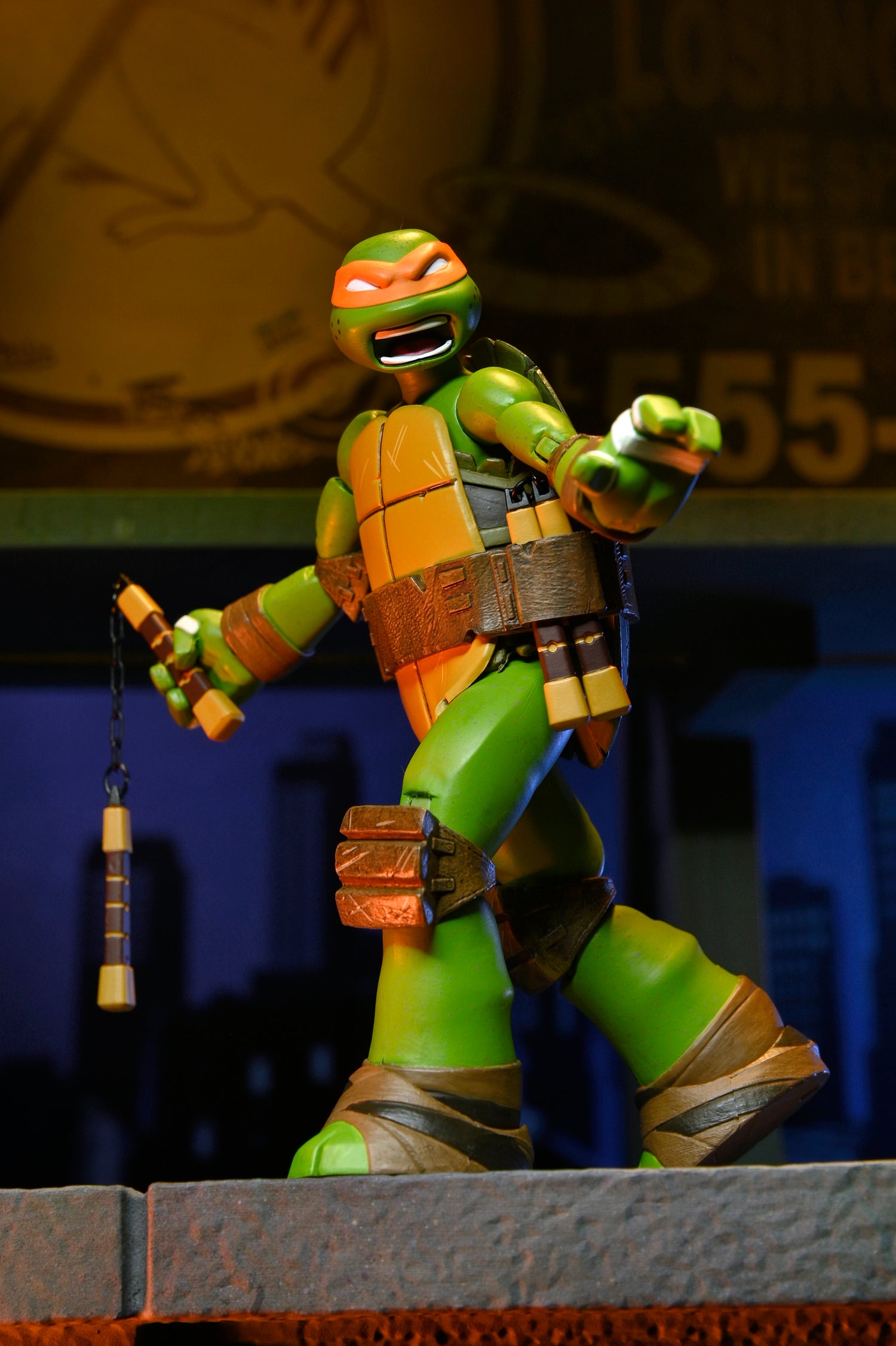 Teenage Mutant Ninja Turtles (2012 Cartoon) - Ultimate Michelangelo 7&quot; Scale Action Figure - NECA