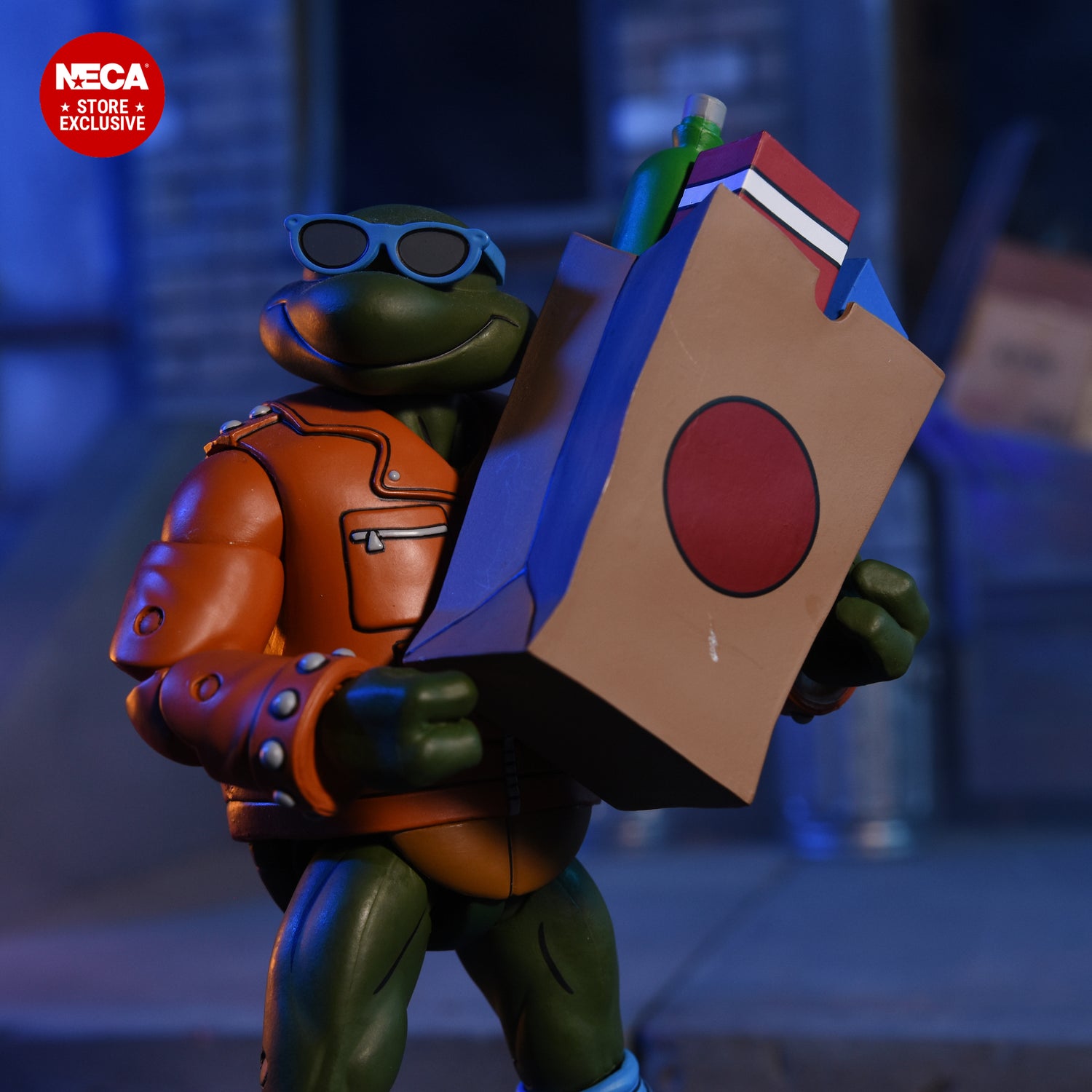 Teenage Mutant Ninja Turtles (1987 Cartoon) - Punk Leonardo, Punk Raphael &amp; Scrag 7&quot; Scale Action Figure 3-Pack - NECA