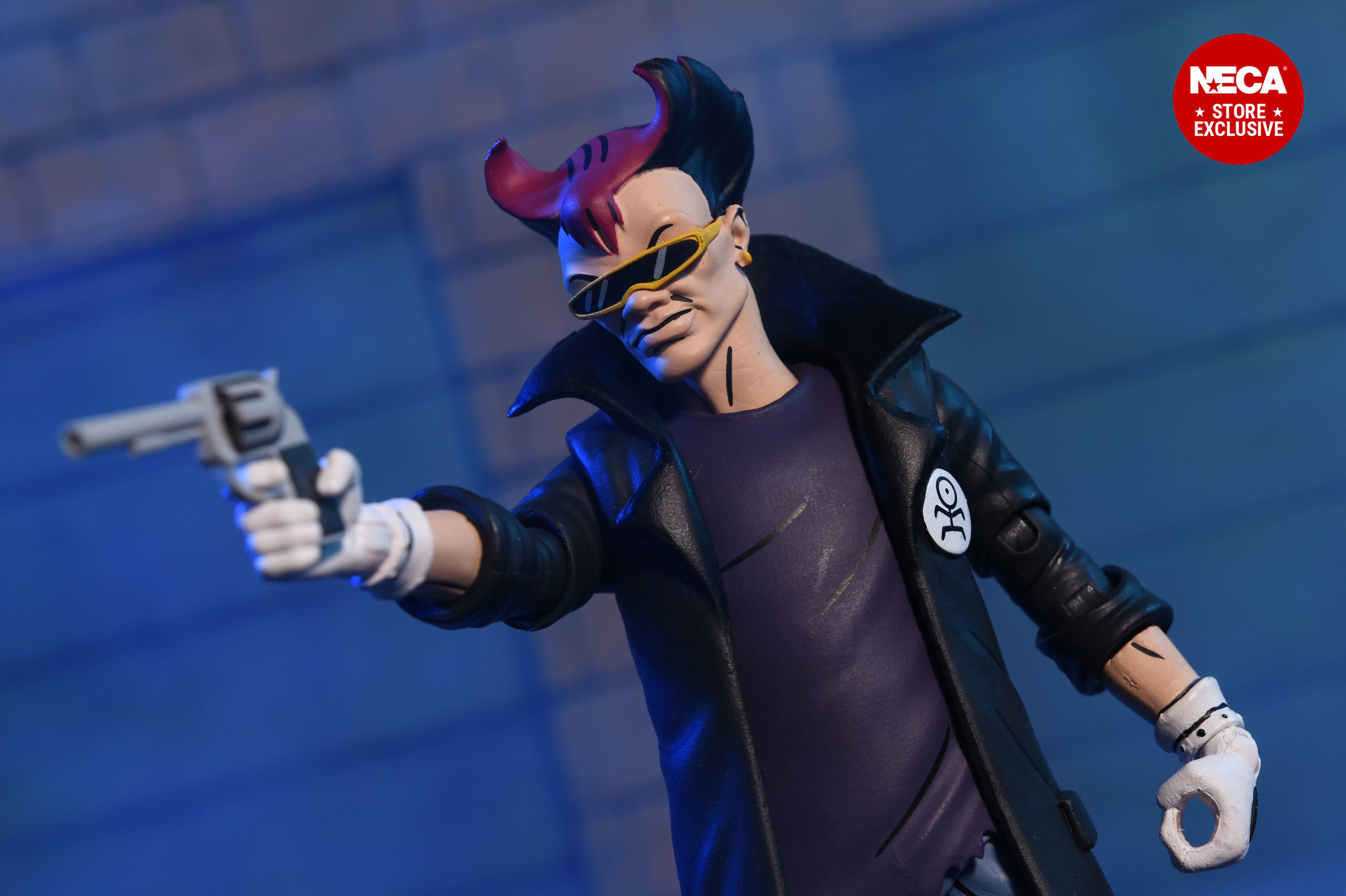 Teenage Mutant Ninja Turtles (1987 Cartoon) - Punk Leonardo, Punk Raphael & Scrag 7" Scale Action Figure 3-Pack - NECA