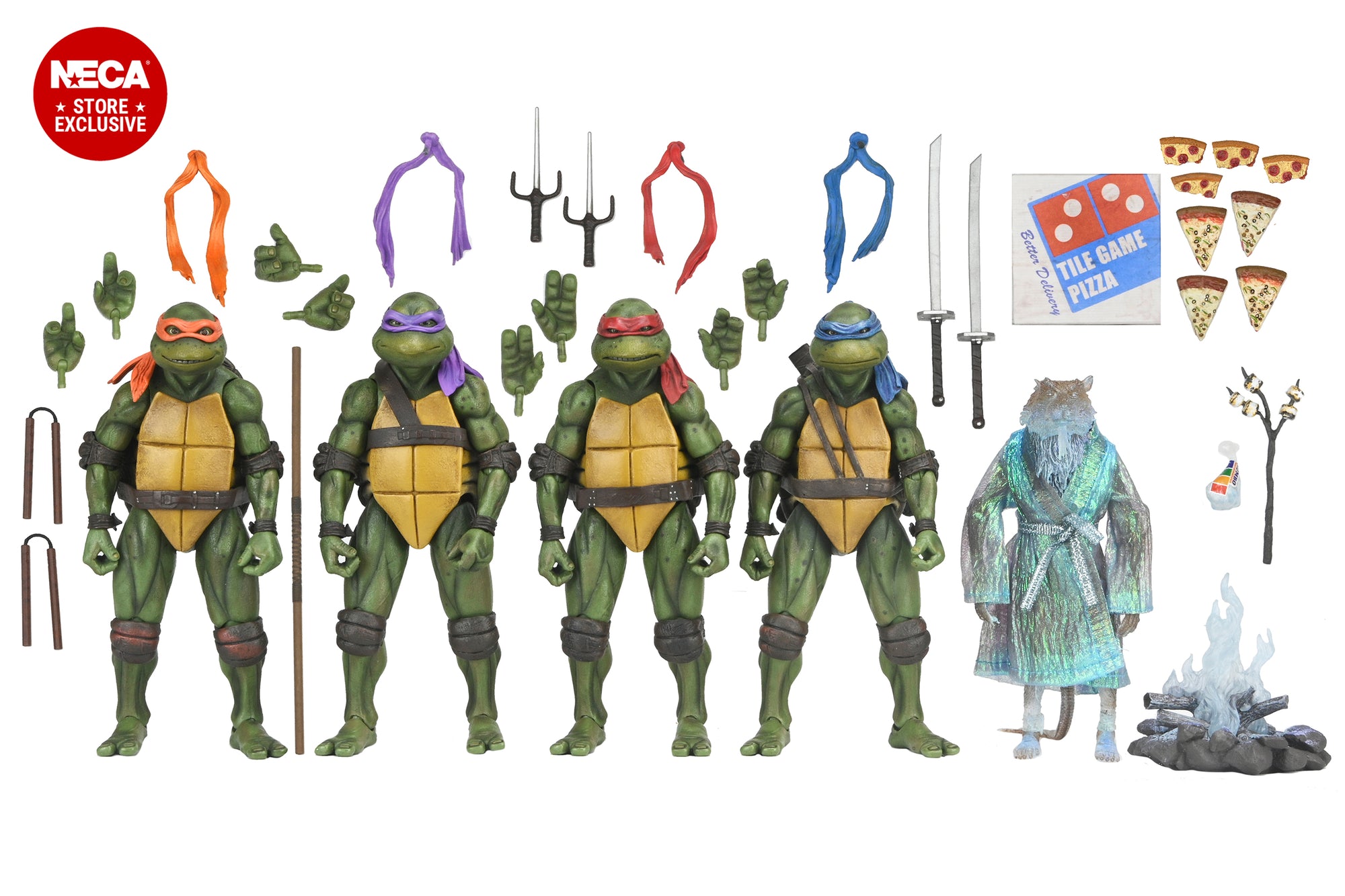 Teenage Mutant Ninja Turtles (1990 Movie) - 35th Anniversary 7" Scale ...