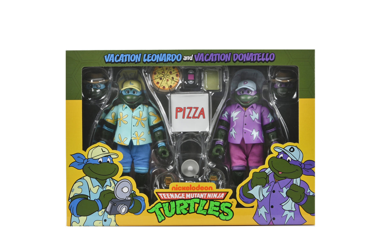 Teenage Mutant Ninja Turtles (1987 Cartoon) - Vacation Leonardo and Donatello 7" Scale Action Figure (2-Pack)