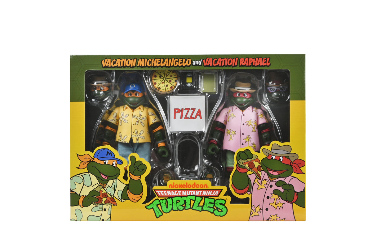 Teenage Mutant Ninja Turtles (Cartoon) - Vacation Michelangelo and Raphael 7" Scale Action Figures (2-Pack)