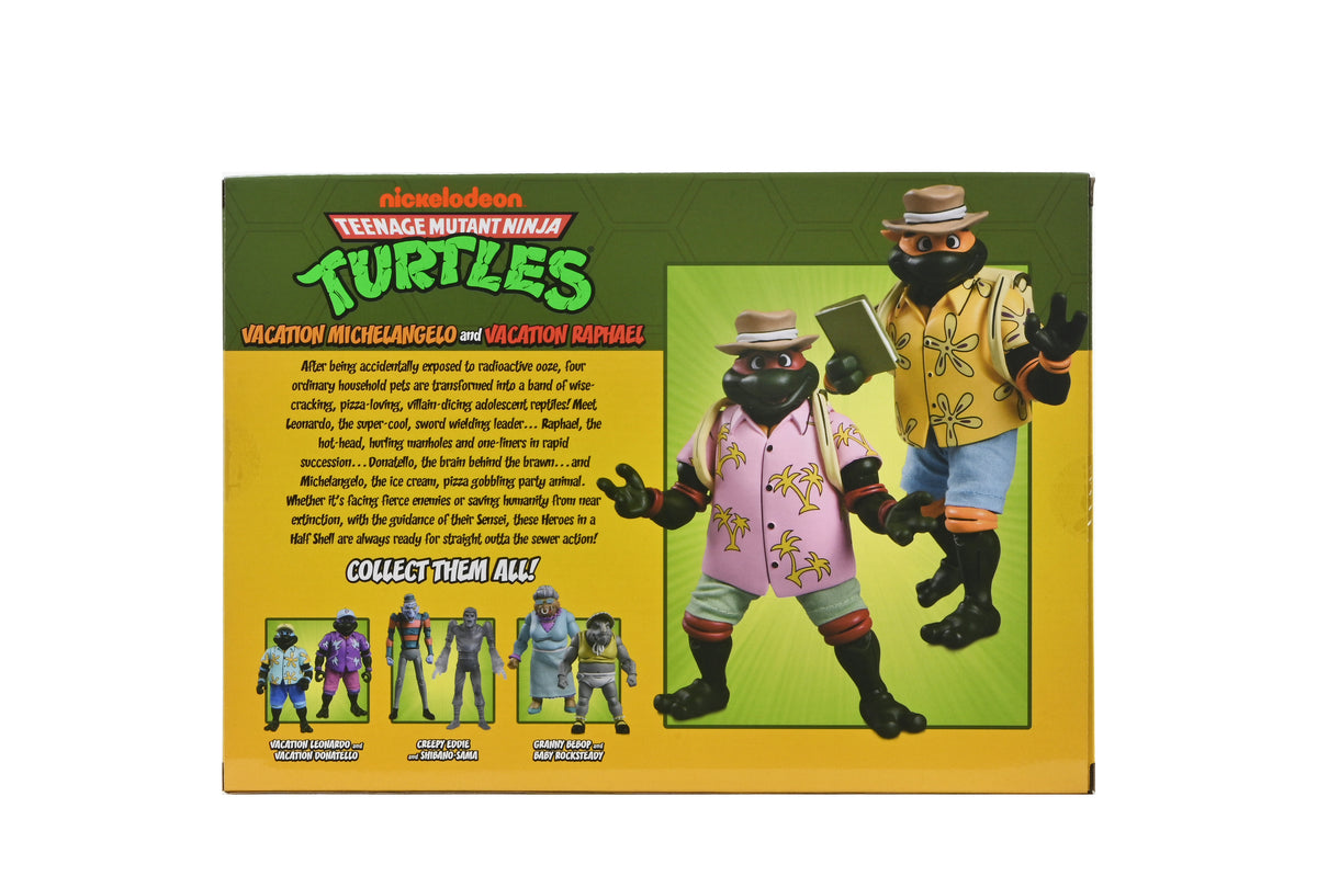 Teenage Mutant Ninja Turtles (Cartoon) - Vacation Michelangelo and Raphael 7" Scale Action Figures (2-Pack)