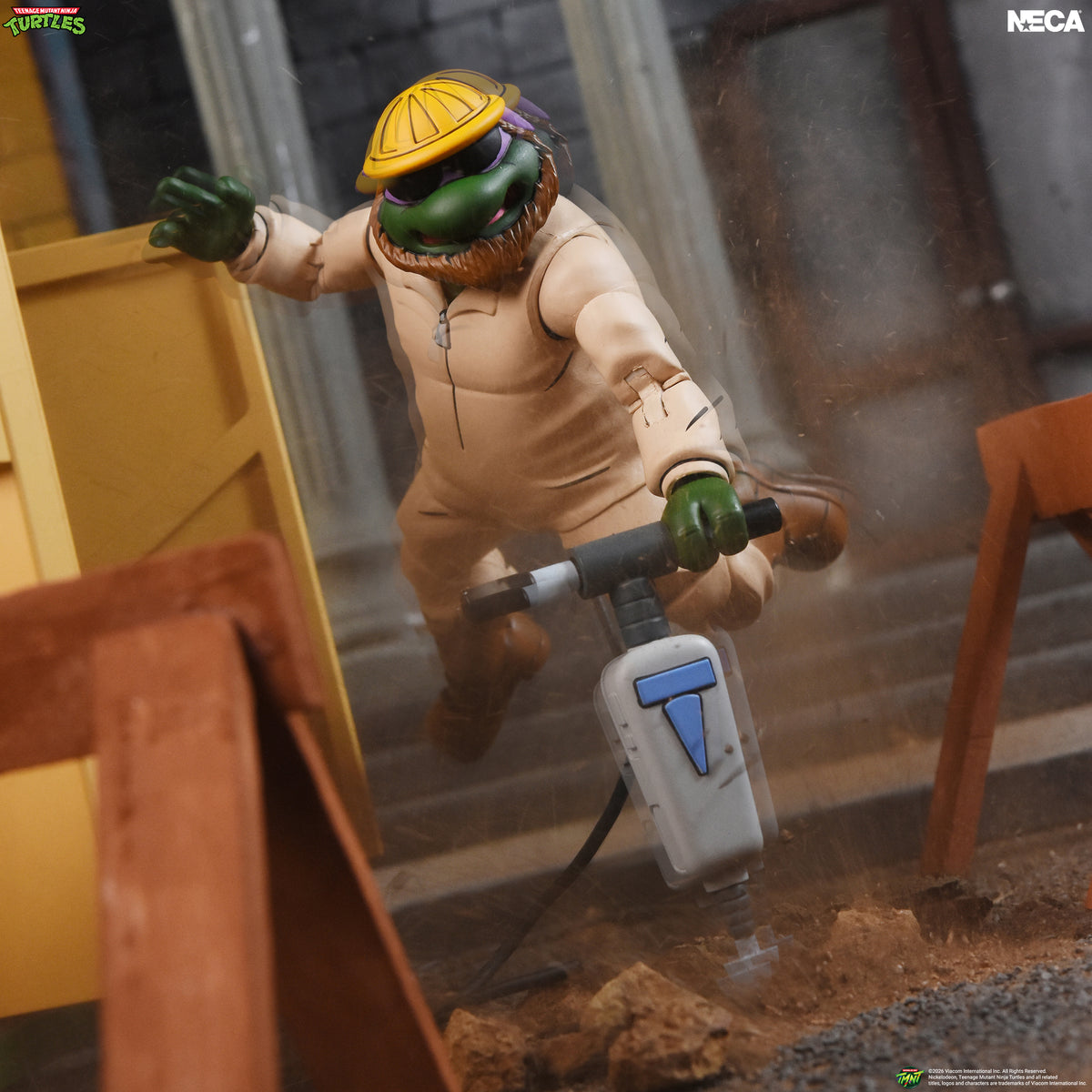 Teenage Mutant Ninja Turtles (1987 Cartoon) - Construction Donatello 7" Scale Action Figure