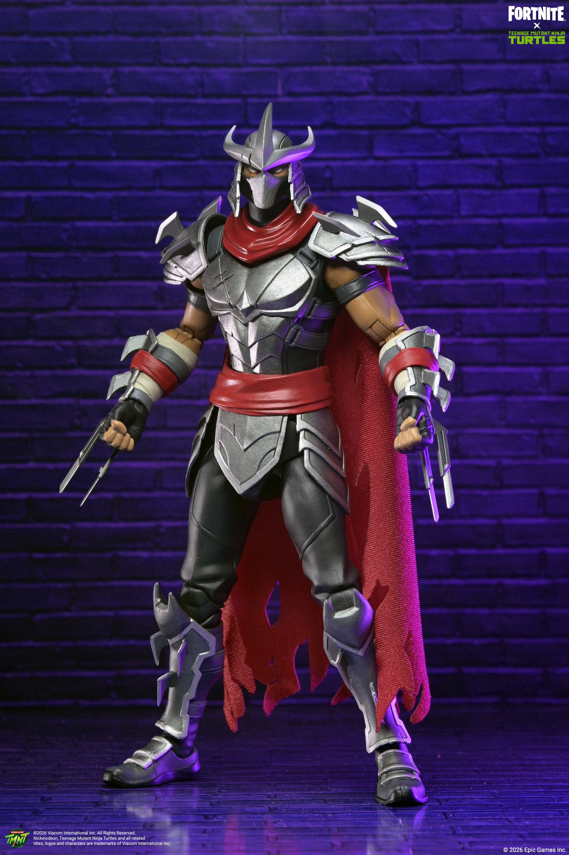 Fortnite x Teenage Mutant Ninja Turtles - Shredder 7” Scale Action Figure on the NECA Store