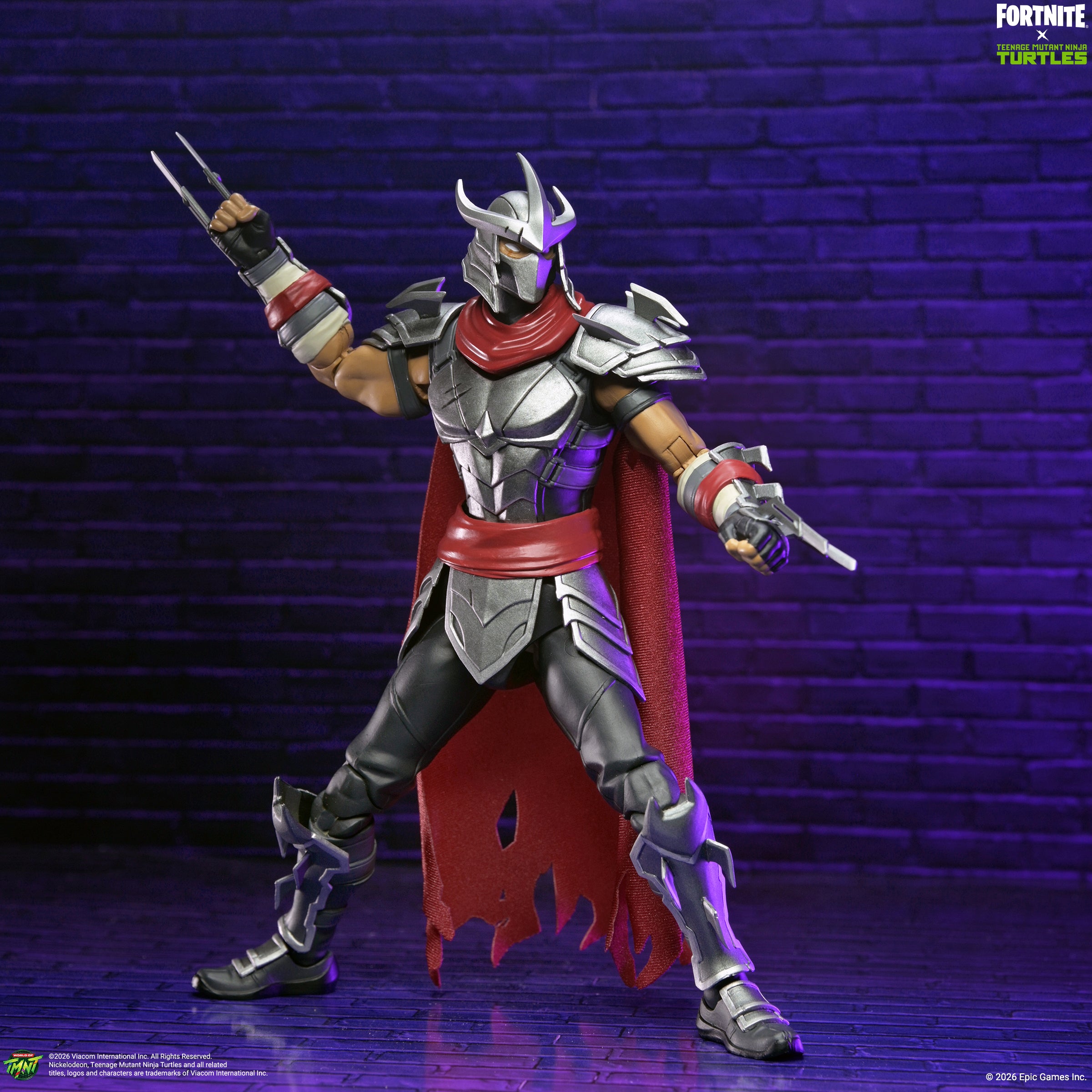 Fortnite x Teenage Mutant Ninja Turtles - Shredder 7” Scale Action Figure on the NECA Store