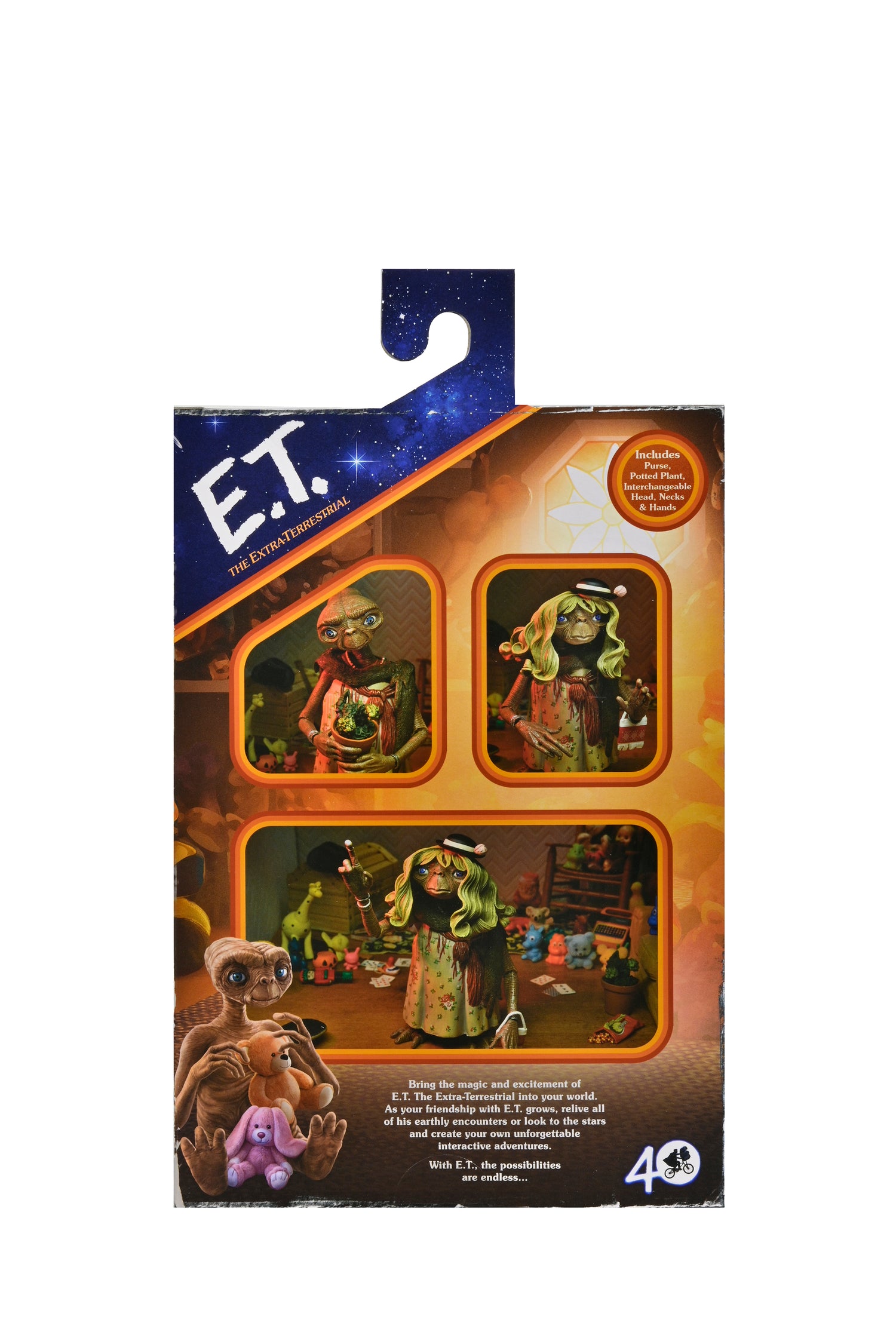 E.T. 40th Anniversary - 7&quot; Scale Action Figure - Ultimate Dress Up E.T.