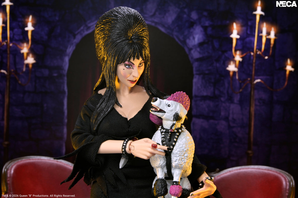 Ultimate Elvira 7” Scale Action Figure on the NECA Store