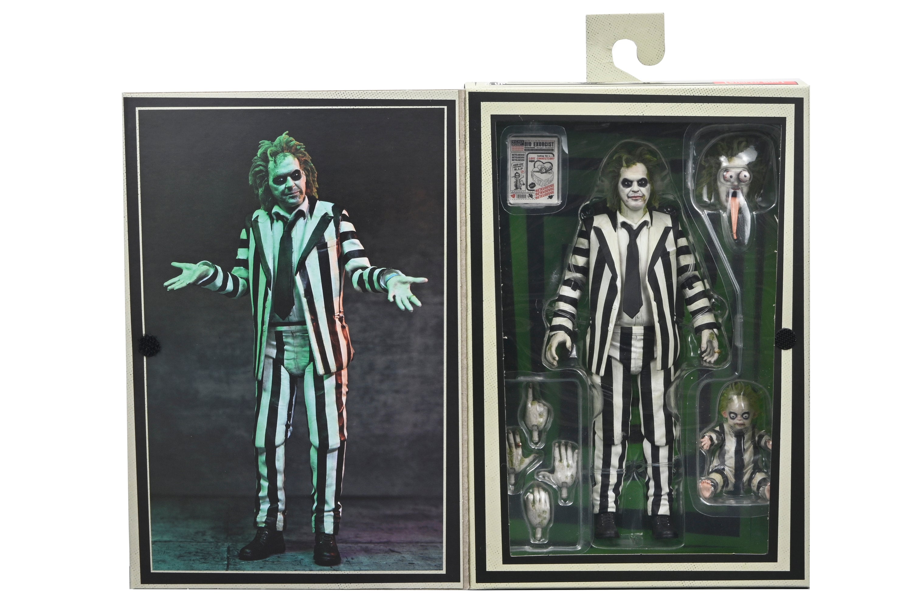 Beetlejuice Beetlejuice - Ultimate Striped Suit Beetlejuice 7" Scale Action Figure - NECA