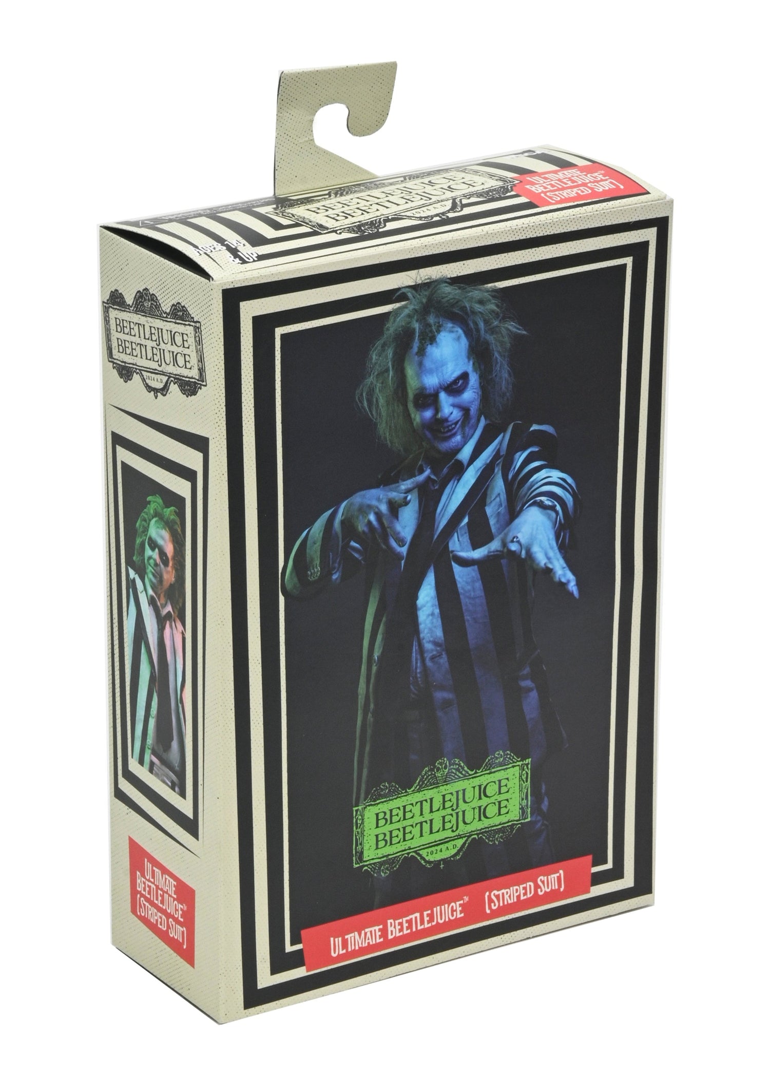 Beetlejuice Beetlejuice - Ultimate Striped Suit Beetlejuice 7&quot; Scale Action Figure - NECA