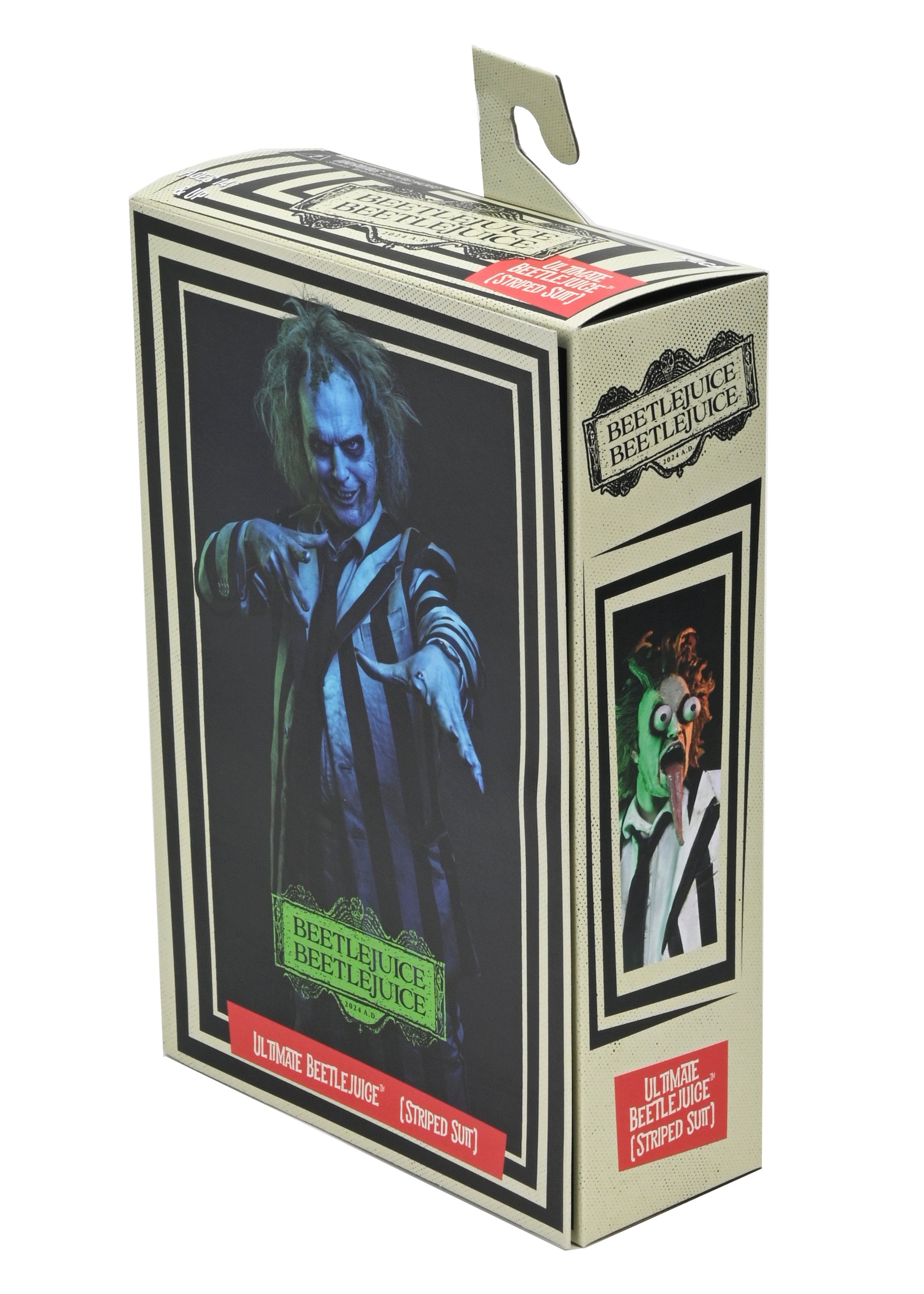 Beetlejuice Beetlejuice - Ultimate Striped Suit Beetlejuice 7&quot; Scale Action Figure - NECA