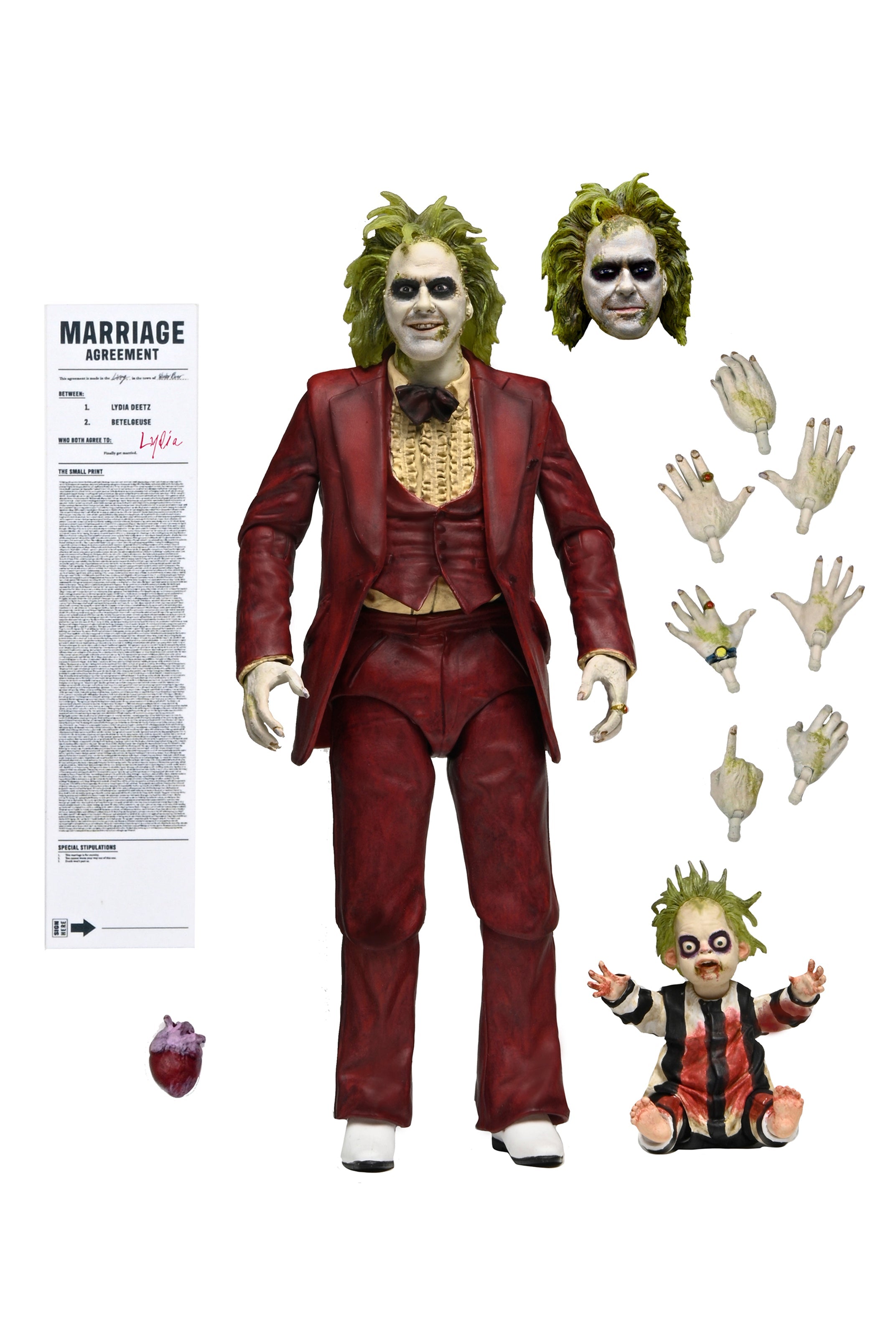 Beetlejuice Beetlejuice - Ultimate Wedding Tuxedo Beetlejuice 7&quot; Scale Action Figure - NECA