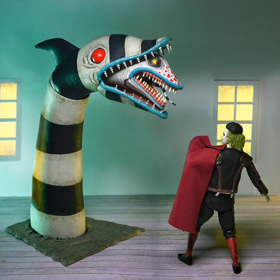 Beetlejuice Beetlejuice - Ultimate Matador Beetlejuice &amp; Sandworm 7&quot; Scale Action Figure 2-Pack - NECA