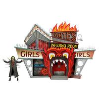 Beetlejuice (1988) - Ultimate Trench Coat with Spikes Beetlejuice 7" Scale Action Figure and Dante’s Inferno Room Deluxe Set (PRE-ORDER)