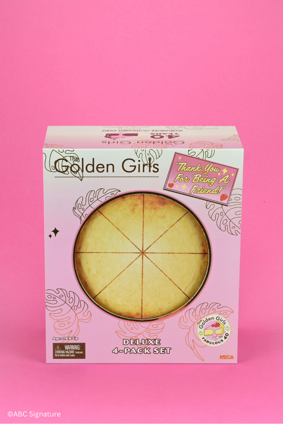 The Golden Girls - 40th Anniversary Golden Girls 8&quot; Clothed Action Figure Deluxe 4-Pack (PRE-ORDER)