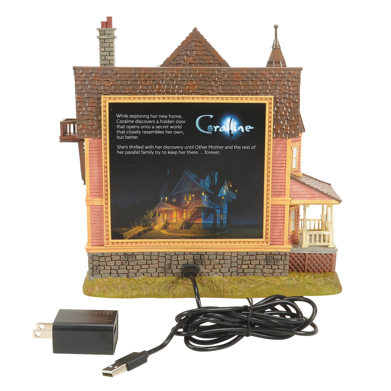 Fright Ave - Coraline Pink Palace Apartments (Set of 3)