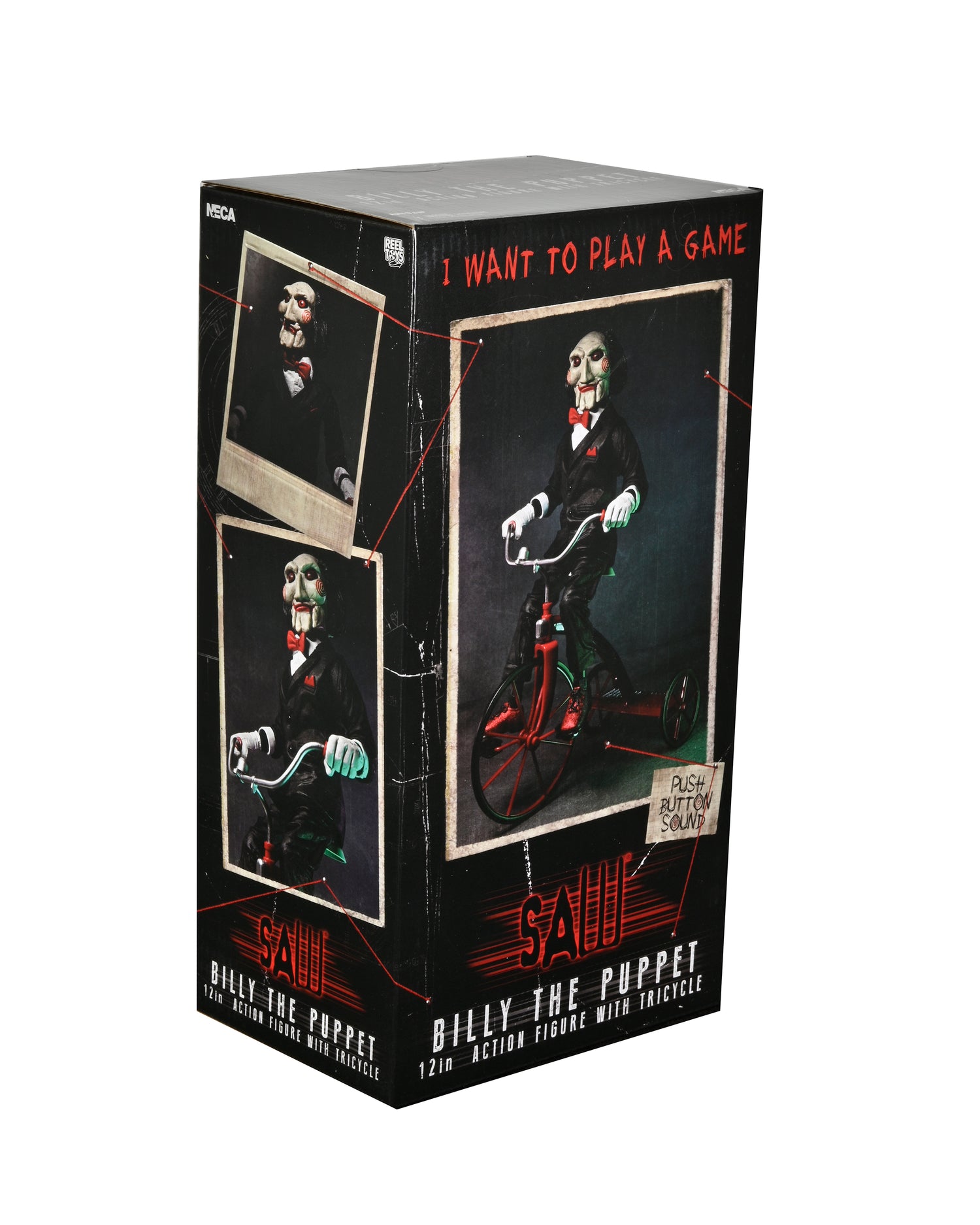SAW - Billy the Puppet on Tricycle 12" Action Figure with Sound