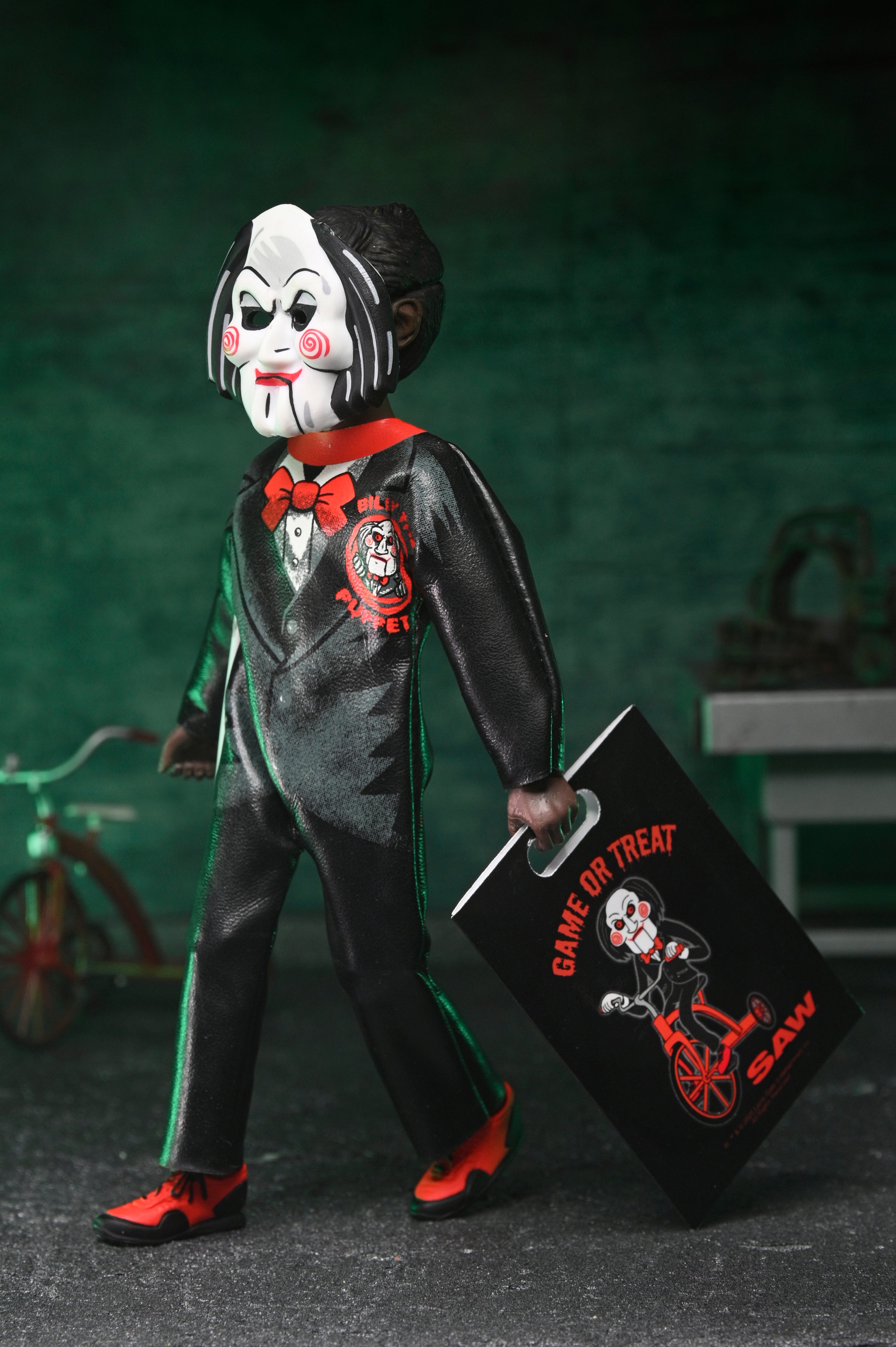 Saw x Ben Cooper Costume Kids Collection - Billy the Puppet 6” Costumed Action Figure (SERIES 9) - NECA