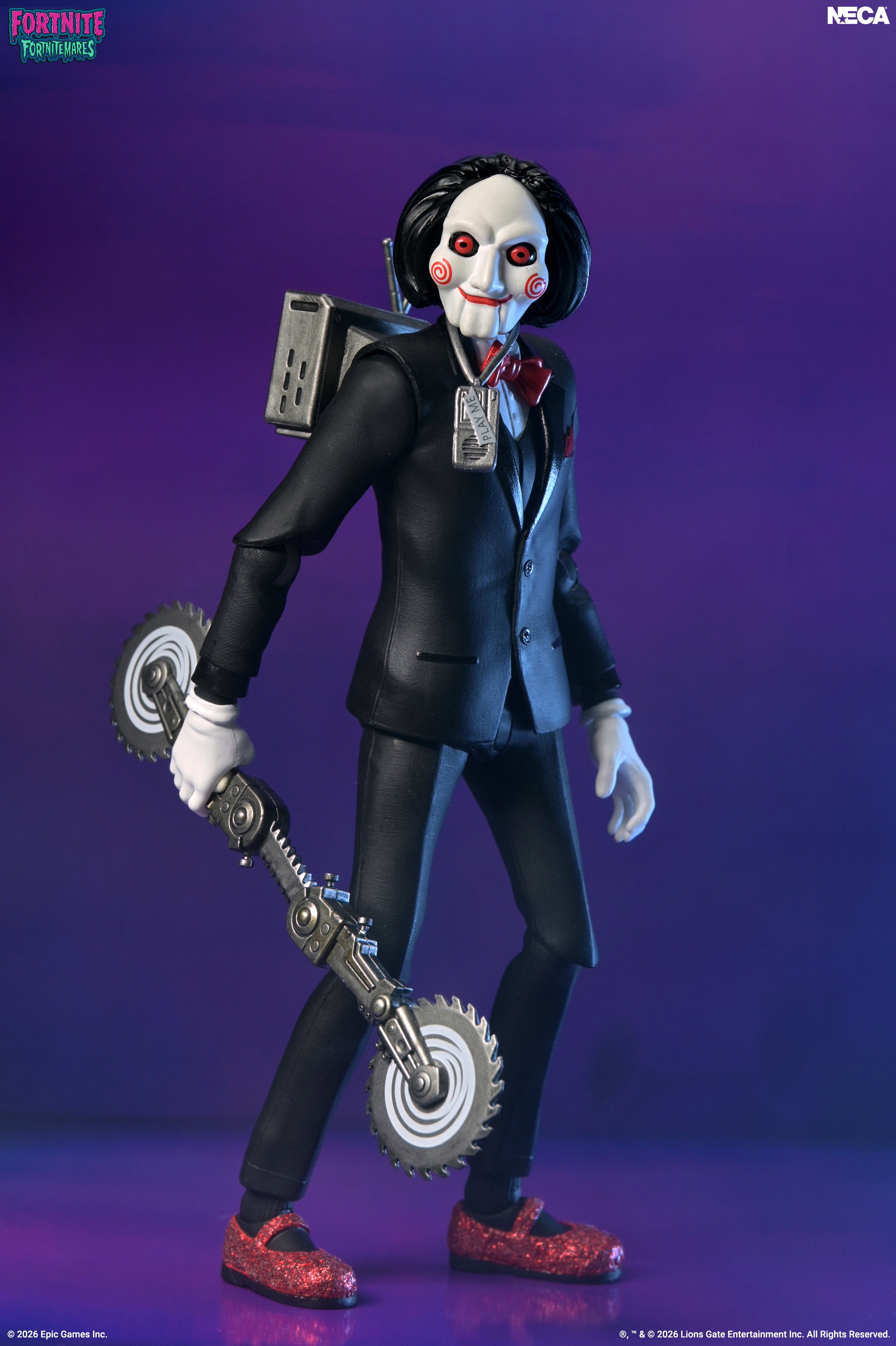 Fortnite x SAW - Fortnitemares Billy the Puppet 7” Scale Action Figure on the NECA Store