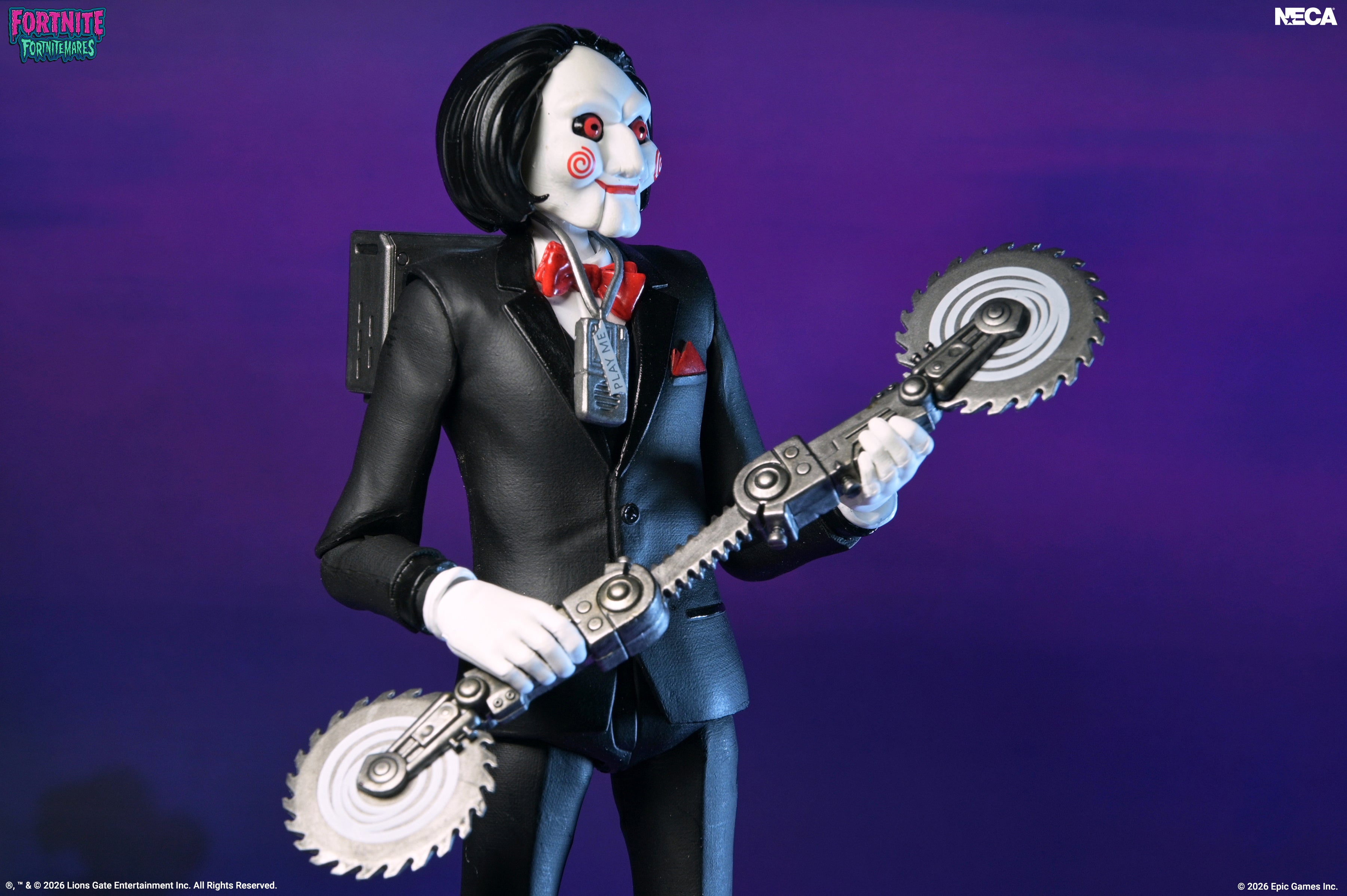 Fortnite x SAW - Fortnitemares Billy the Puppet 7” Scale Action Figure on the NECA Store