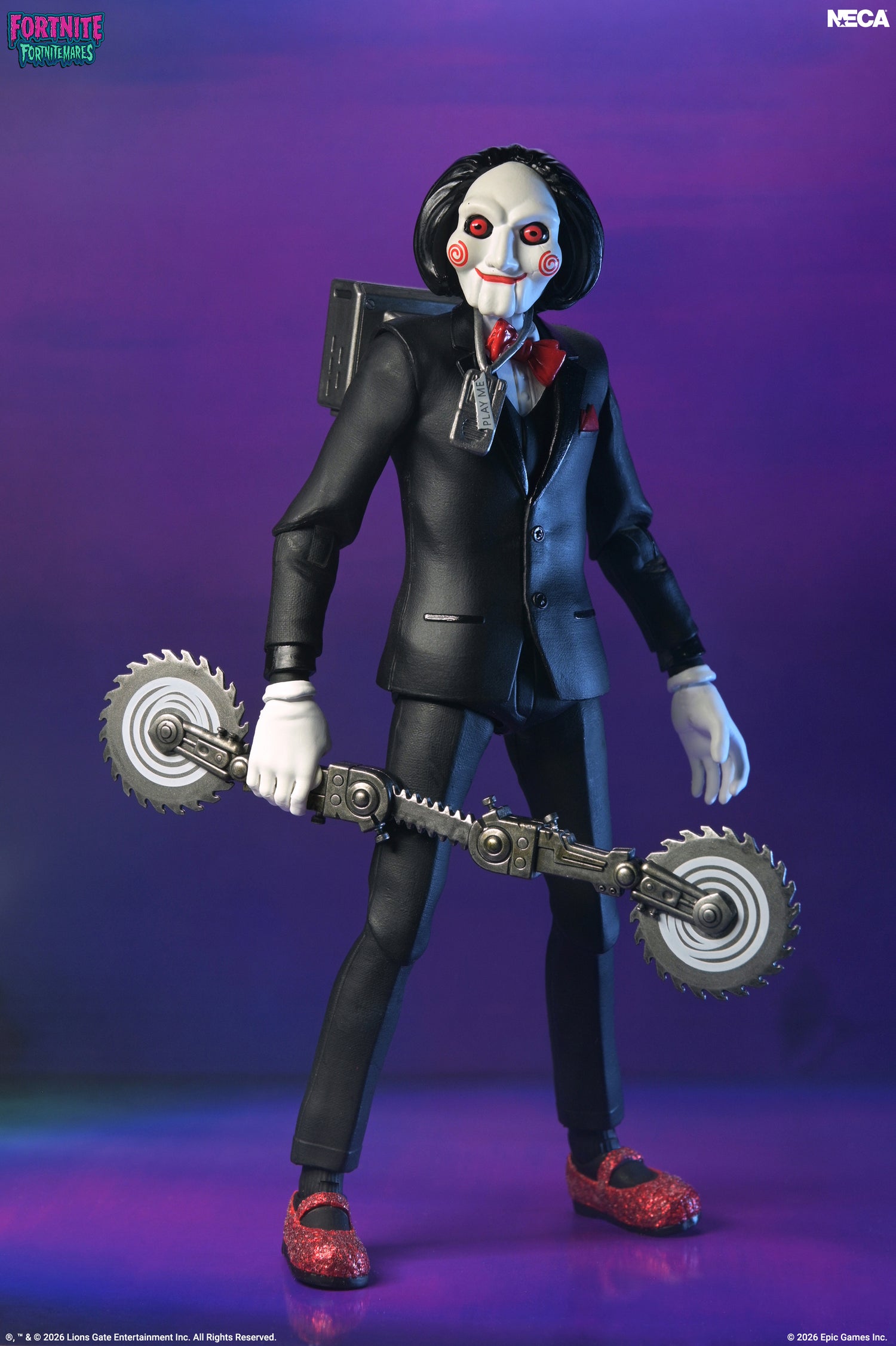 Fortnite x SAW - Fortnitemares Billy the Puppet 7” Scale Action Figure on the NECA Store