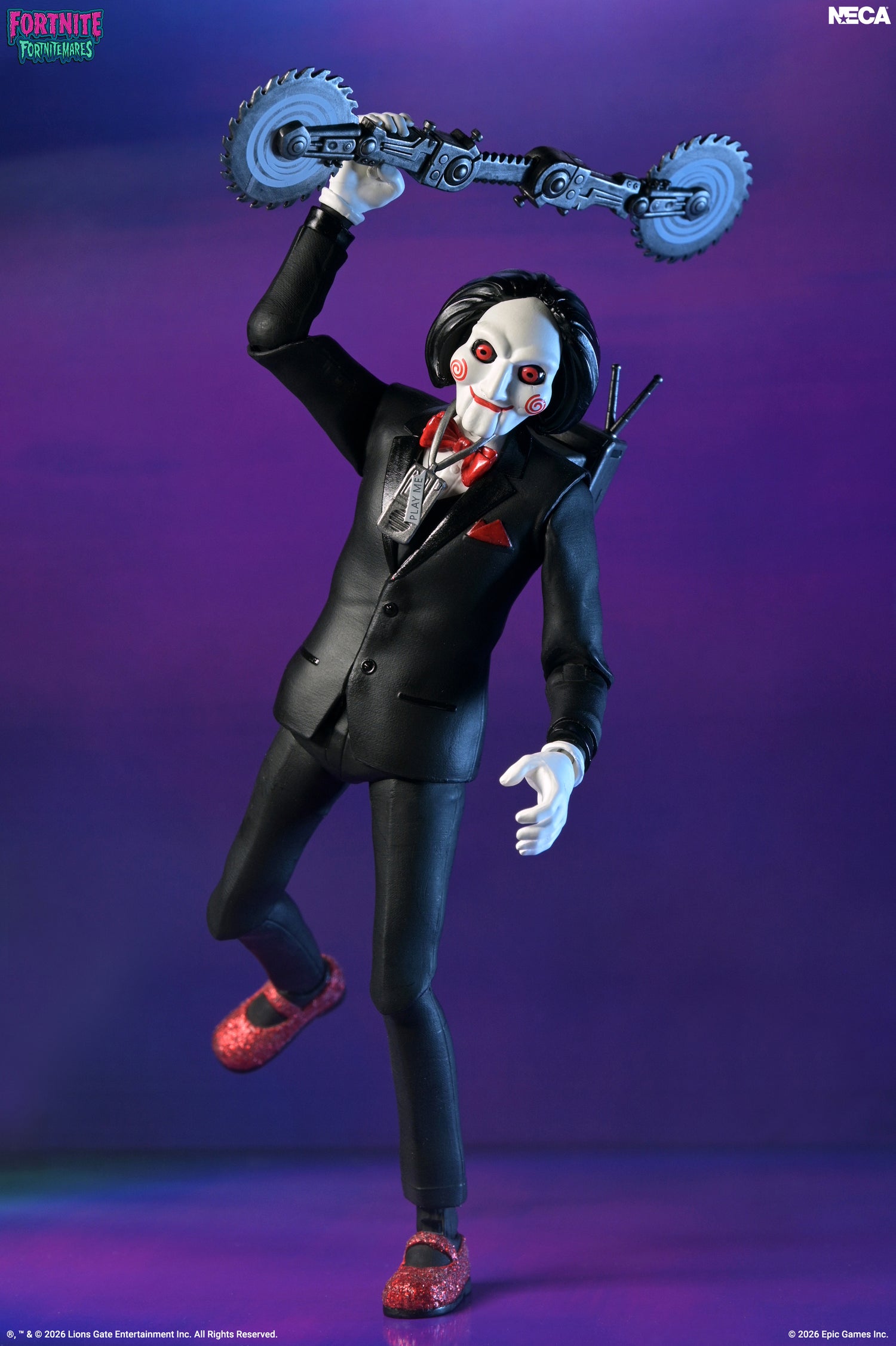Fortnite x SAW - Fortnitemares Billy the Puppet 7” Scale Action Figure on the NECA Store