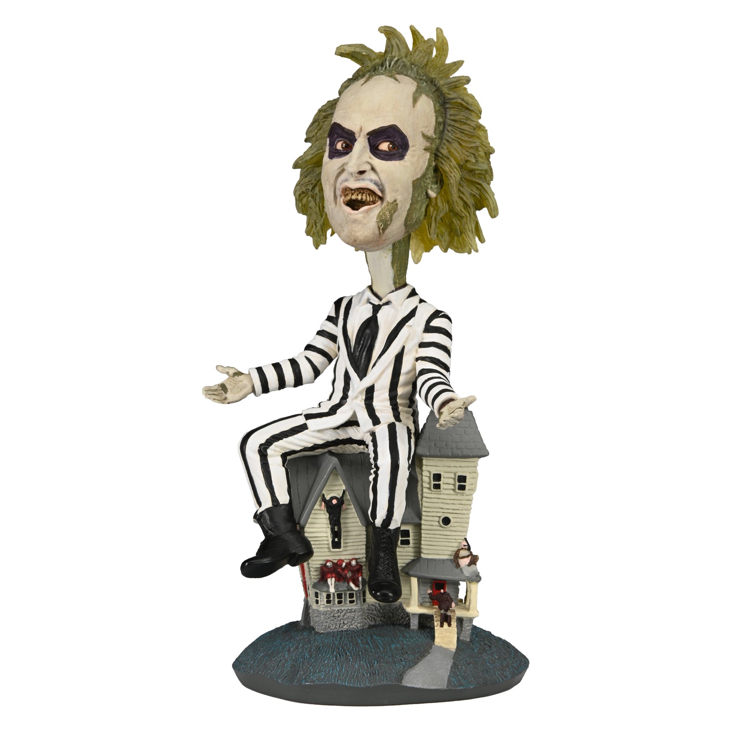 Beetlejuice (1988) - Beetlejuice Striped Suit Head Knocker - NECA