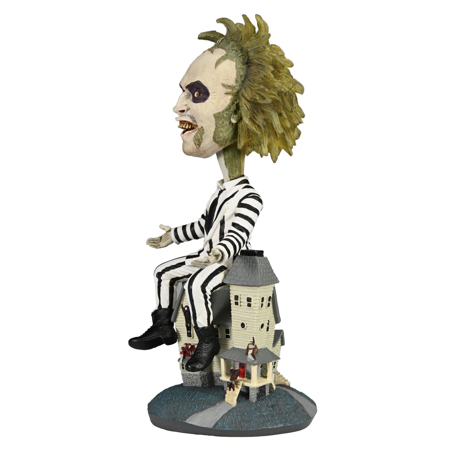 Beetlejuice (1988) - Beetlejuice Striped Suit Head Knocker - NECA