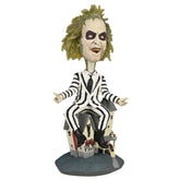 Beetlejuice (1988) - Beetlejuice Striped Suit Head Knocker - NECA