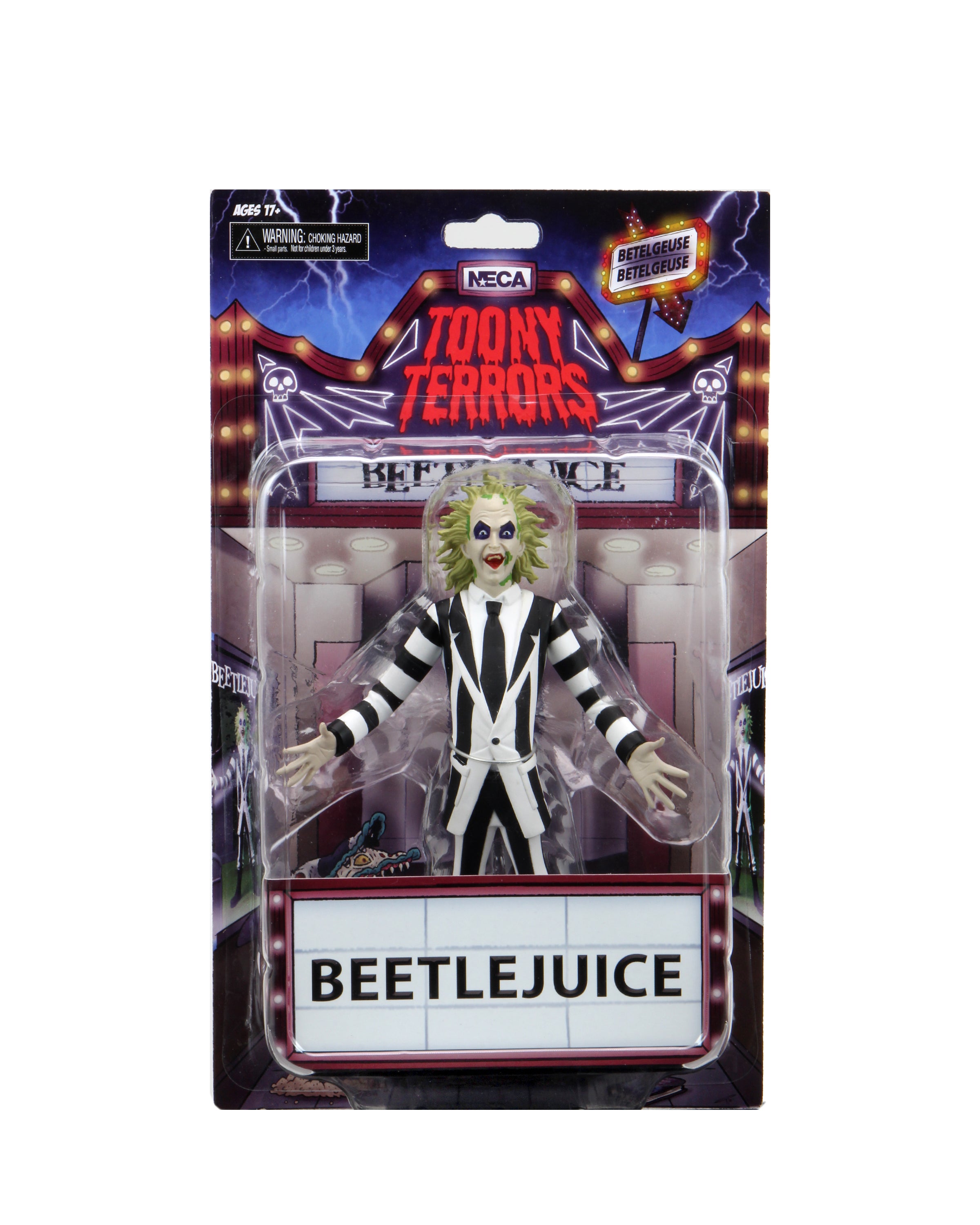 Beetlejuice (1988) - Toony Terrors Beetlejuice 6” Scale Action Figure - NECA