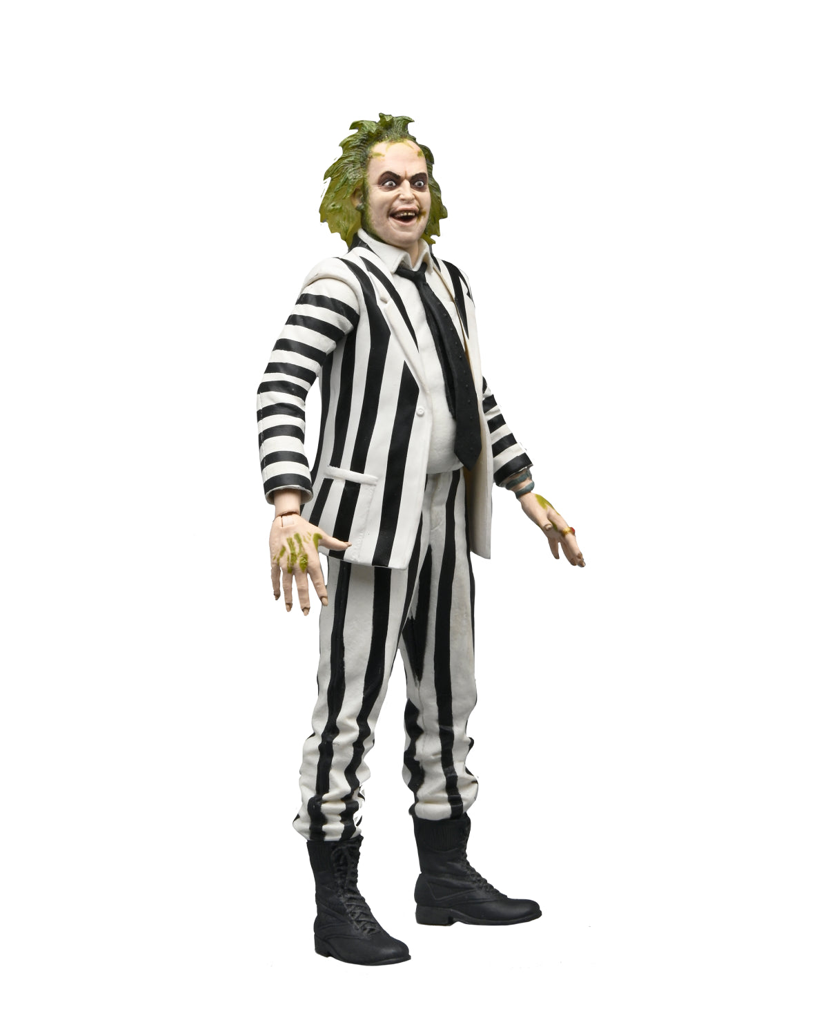 Beetlejuice (1988) - Black and White Striped Suit Beetlejuice 7&quot; Scale Action Figure - NECA