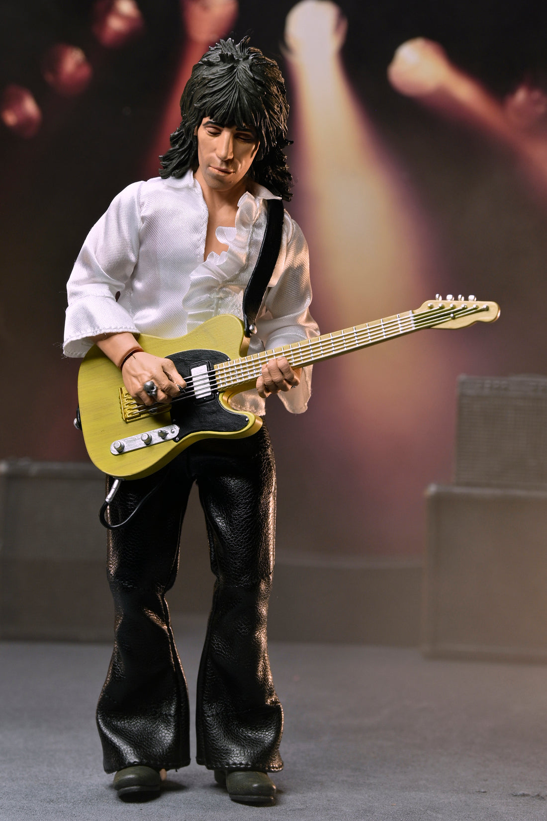 The Rolling Stones - Keith Richards (1975) 8” Clothed Action Figure - NECA