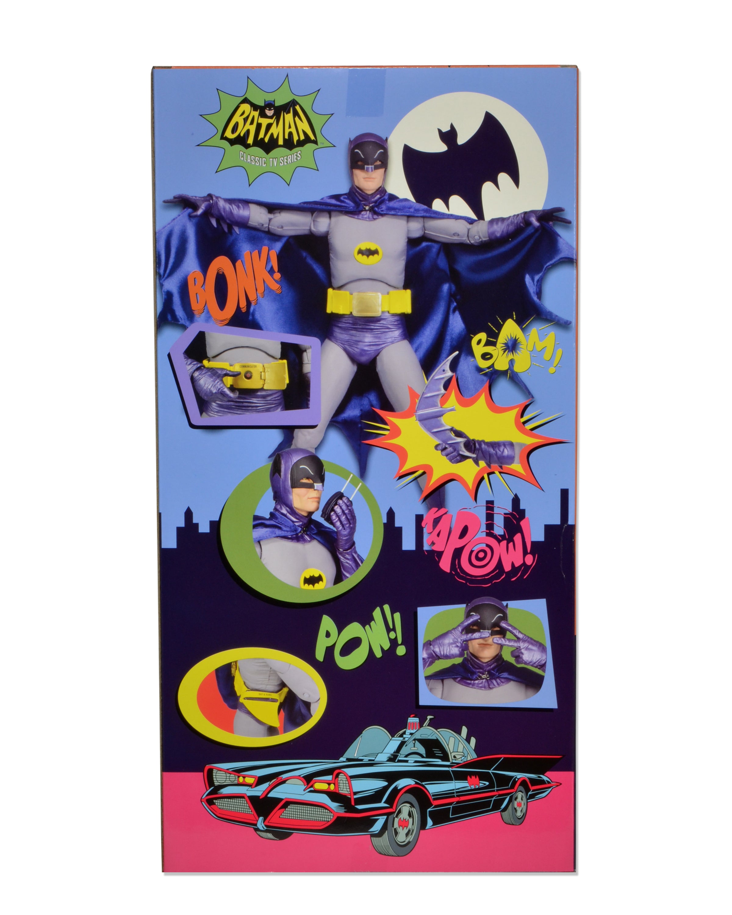 Quarter scale Adam West Batman action figure box back