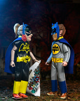 DC Comics x Ben Cooper Costume Kids Collection Series 5 - Batgirl and Batman Costumed Action Figures - NECA