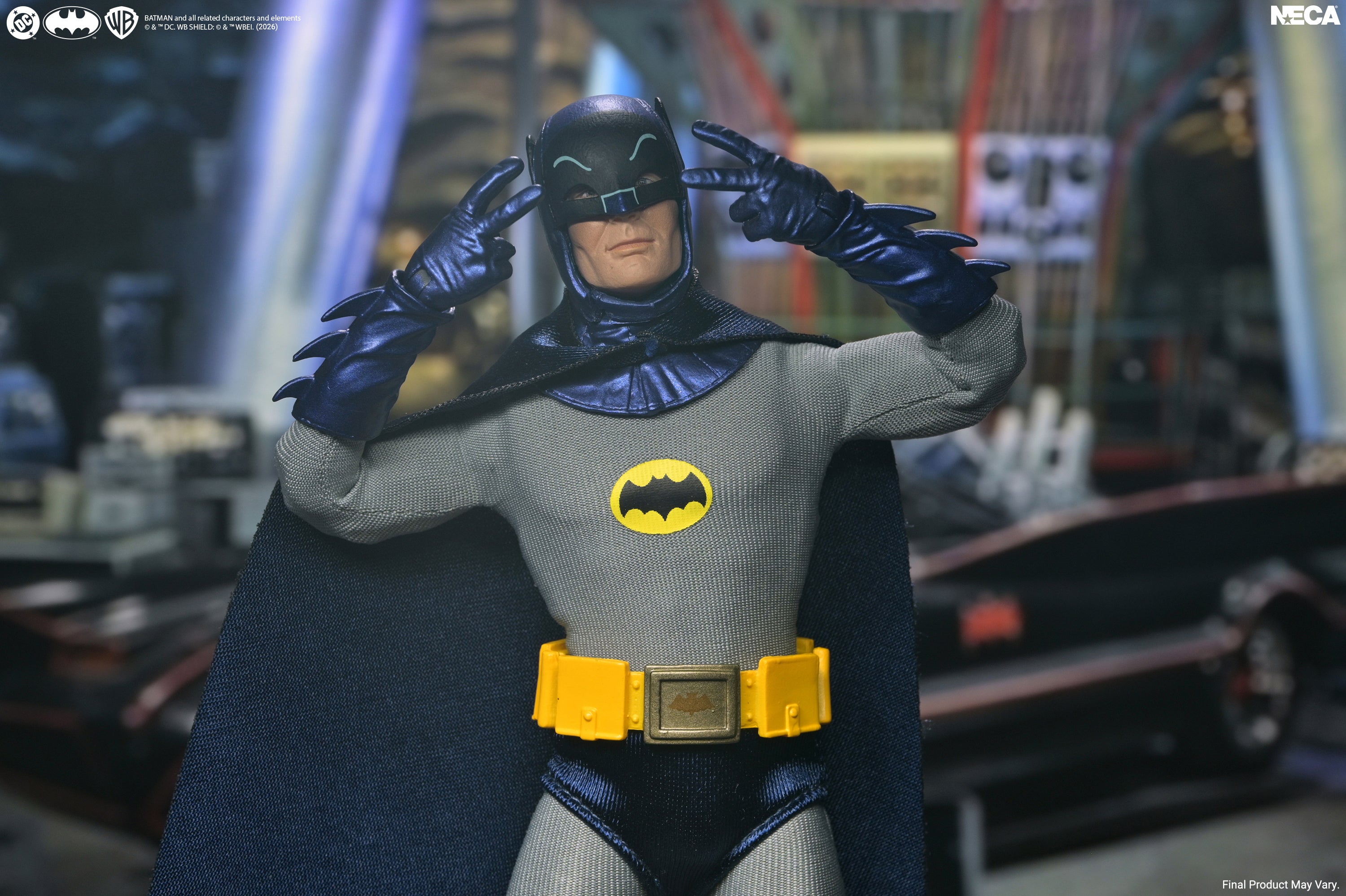 Batman (1966 TV Show) - Batman 8” Clothed Action Figure (PRE-ORDER)