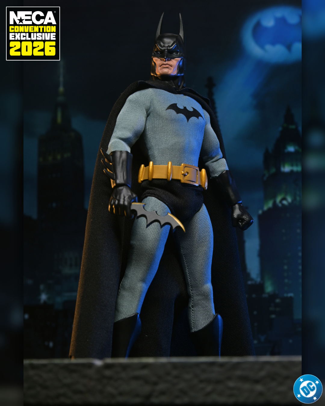 DC Comics - Batman 8” Clothed Action Figure (2026 CON EXCLUSIVE) on the NECA Store
