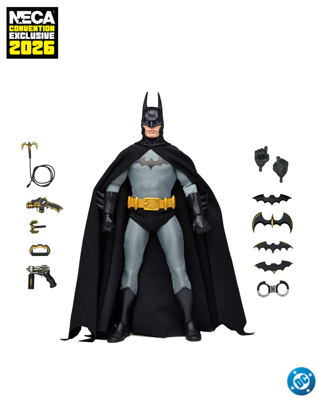DC Comics - Batman 8” Clothed Action Figure (2026 CON EXCLUSIVE) on the NECA Store