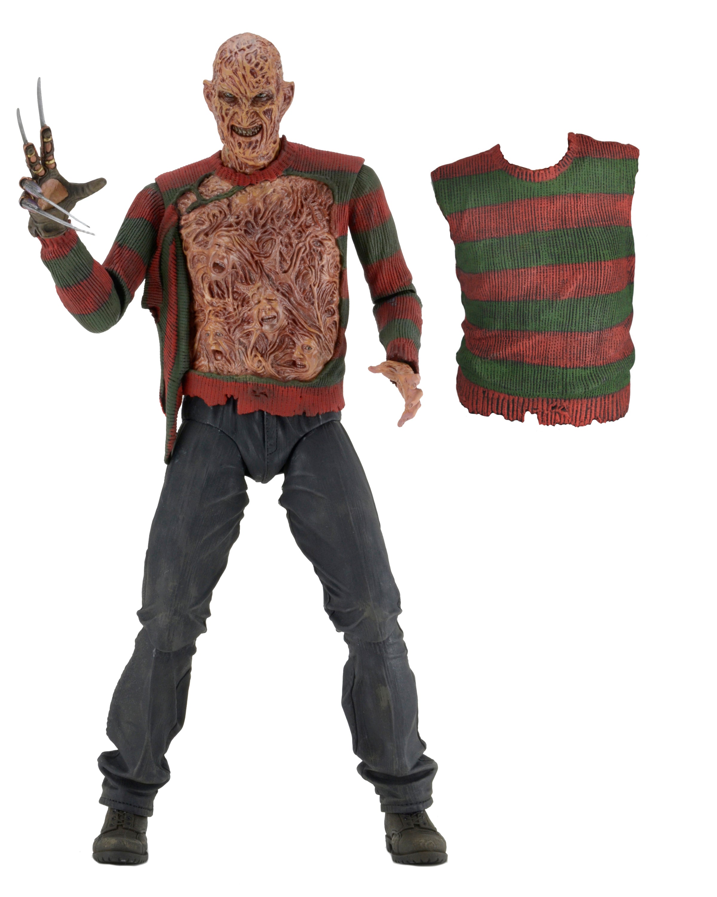 A Nightmare on Elm Street: Dream Warriors (30th Anniversary) - 1/4 Scale Action Figure - Freddy with detachable sweater front
