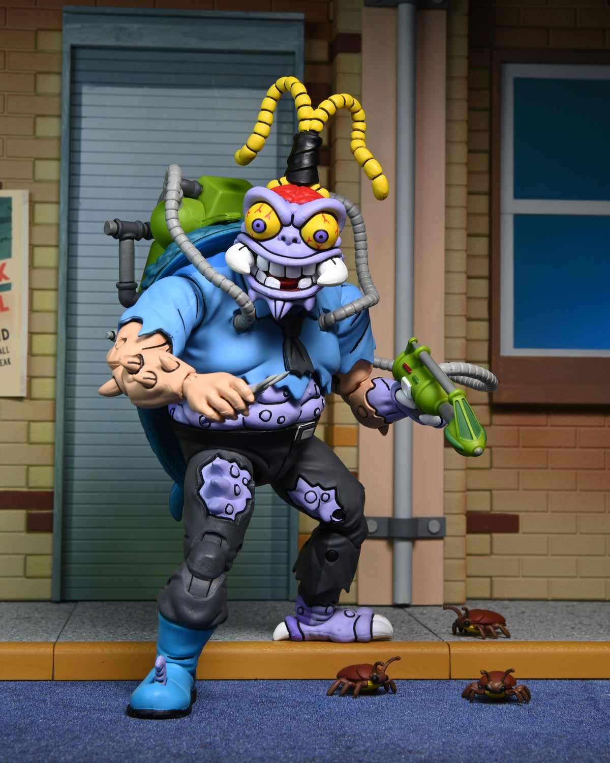 Teenage Mutant Ninja Turtles (Cartoon) – Antrax &amp; Scumbug 7” Scale Action Figure 2-Pack - NECA