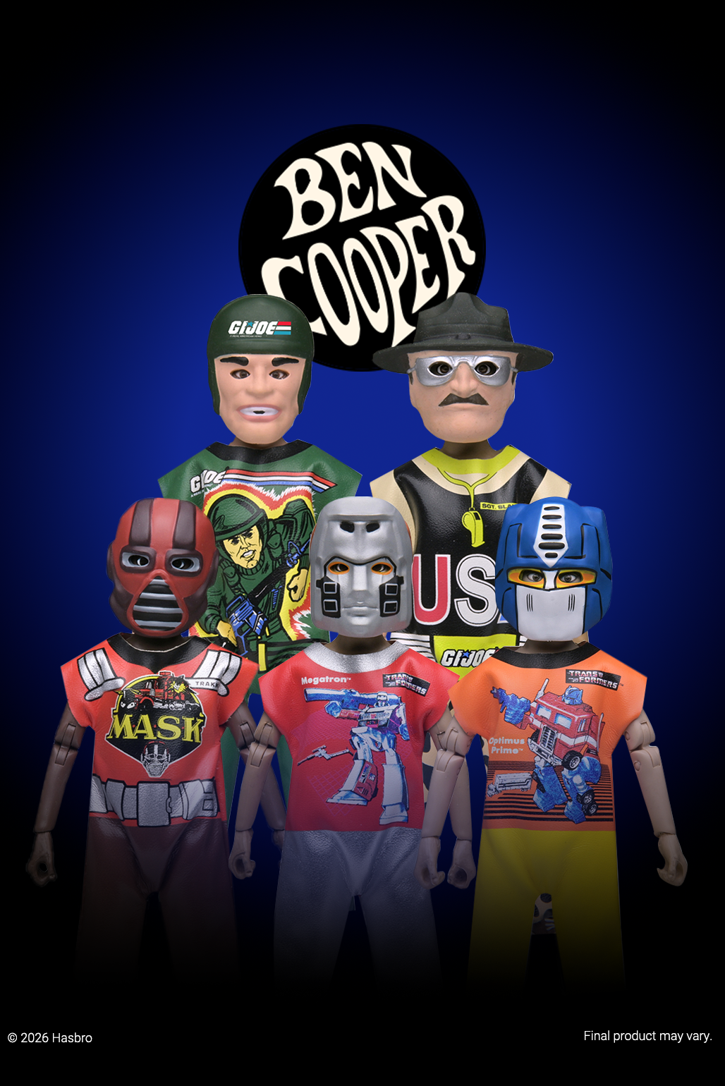 Ben Cooper Costume Kids Collection - Series 15 Bundle (Grunt, Sgt. Slaughter, Matt Trakker, Optimus Prime & Megatron) on the NECA Store