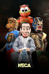 Ben Cooper Costume Kids Collection - Series 8 Costumed Action Figure Bundle (ALF, Garfield, Pee-wee, Predator) - NECA