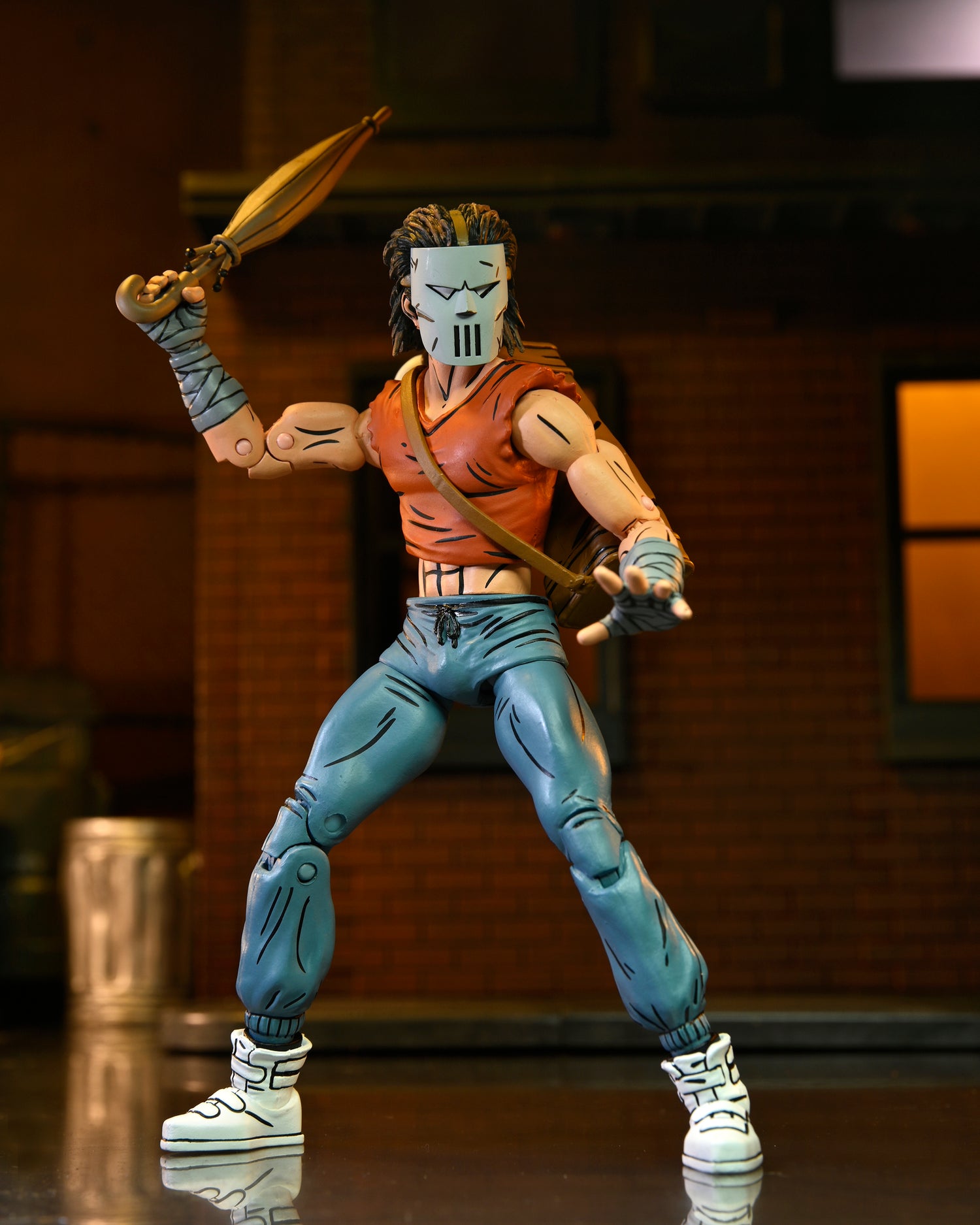 Teenage Mutant Ninja Turtles (Mirage Comics) Casey Jones in Red Shirt 7&quot; Scale Action Figure - NECA