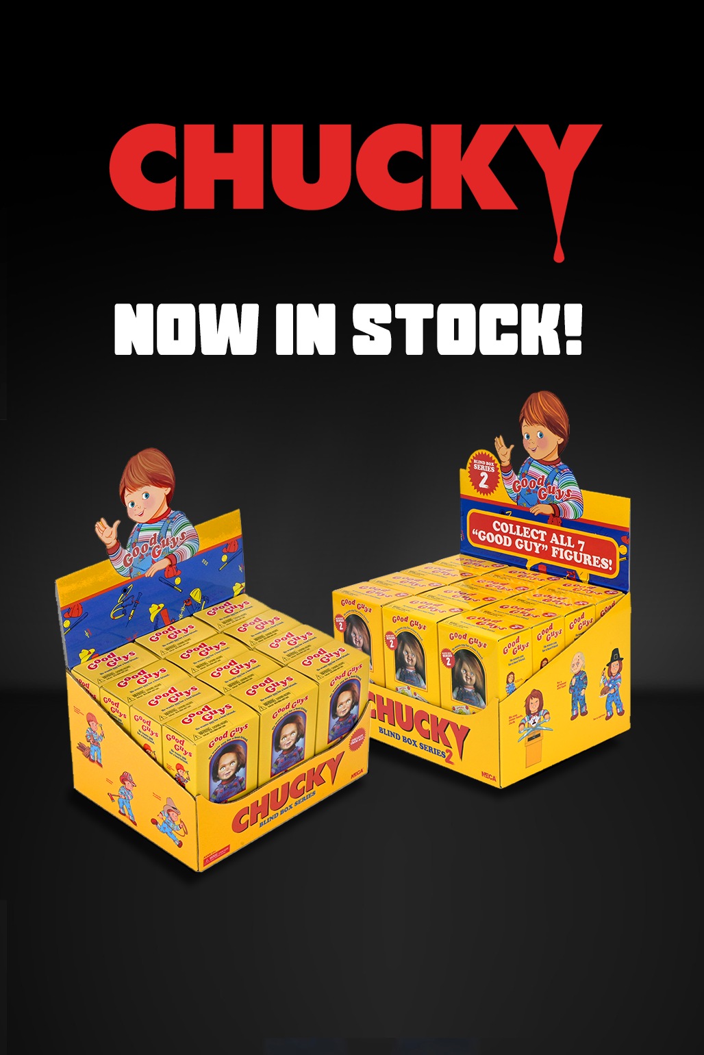NECA Chucky Blind Box Series 1 & 2 Now In Stock!