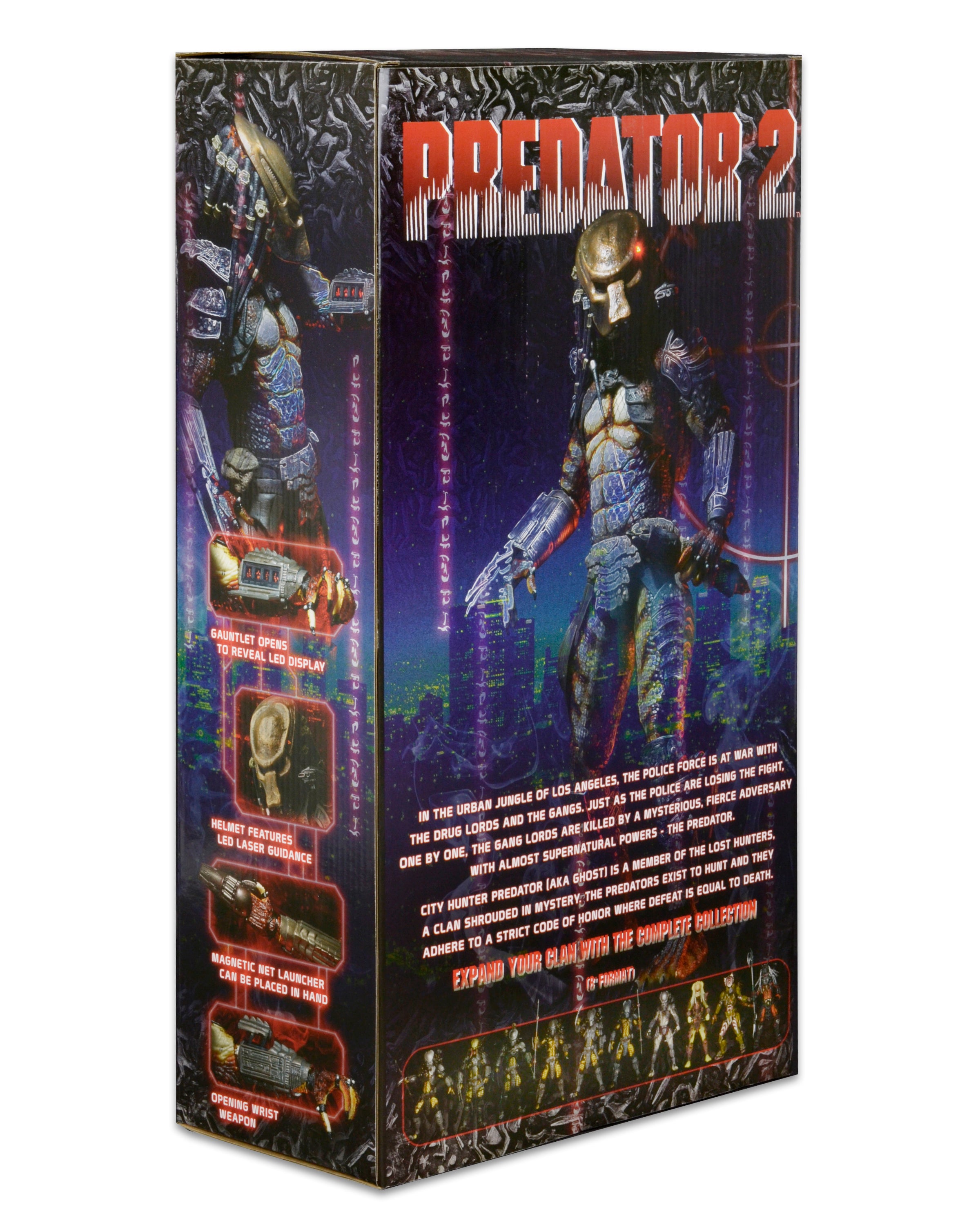 Predator 2 - City Hunter Predator with LED Lights 1/4 Scale Action Figure