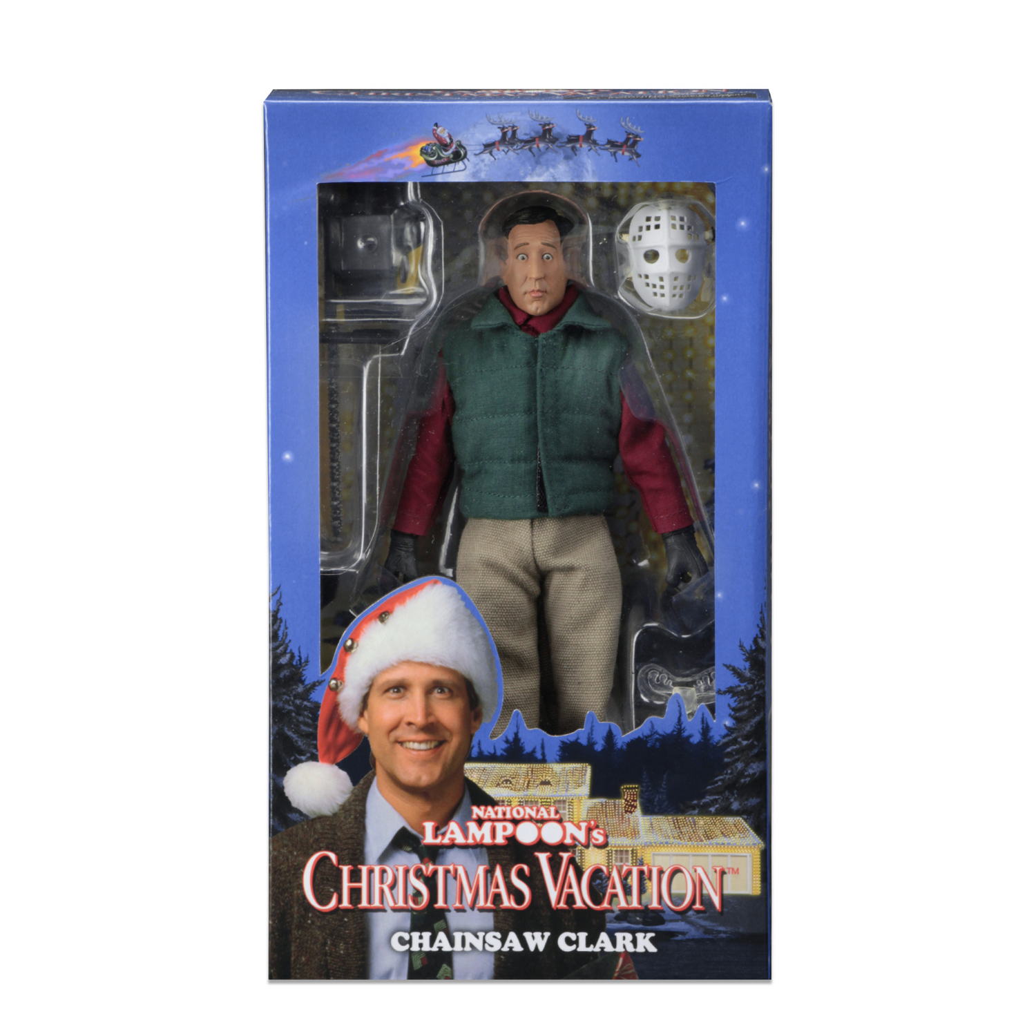 National Lampoon’s Christmas Vacation - 8” Clothed Figure - Chainsaw Clark